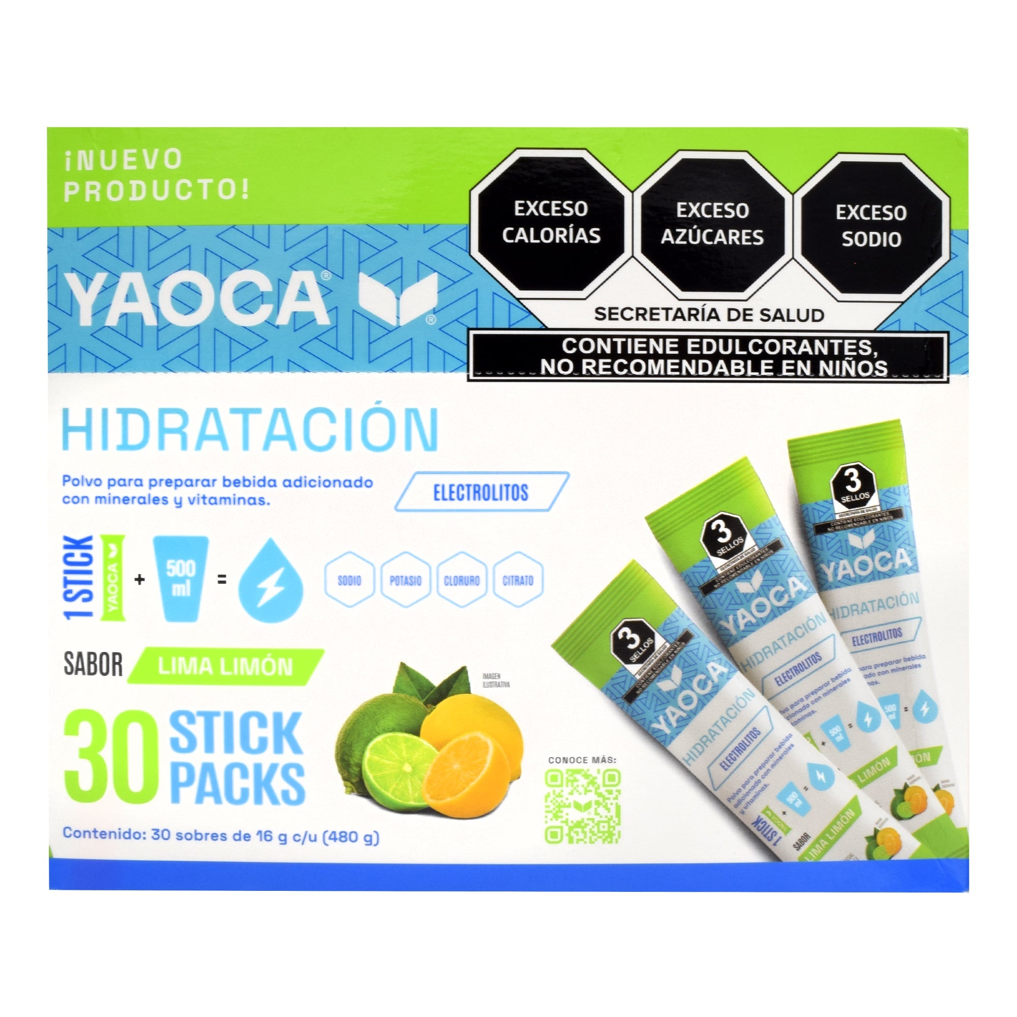 Electrolitos  Lima Limon 16 G (PAQUETE 30)