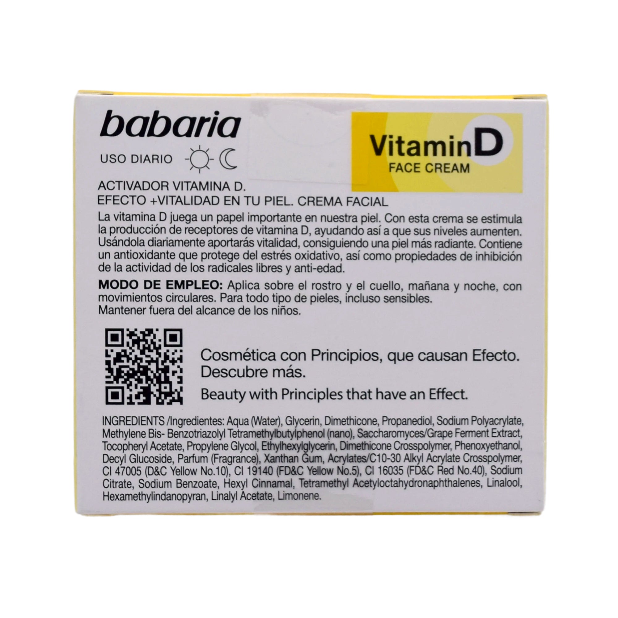 Crema Facial Vitamina D 50 Ml