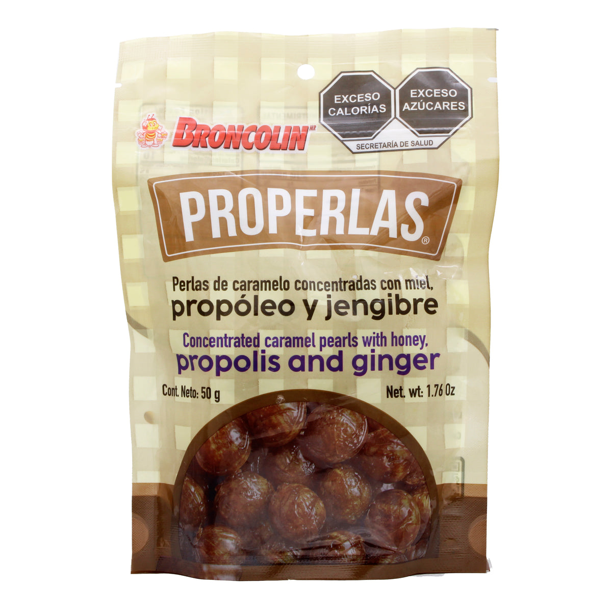 Perlas De Caramelo Propoleo Jengibre 50 G
