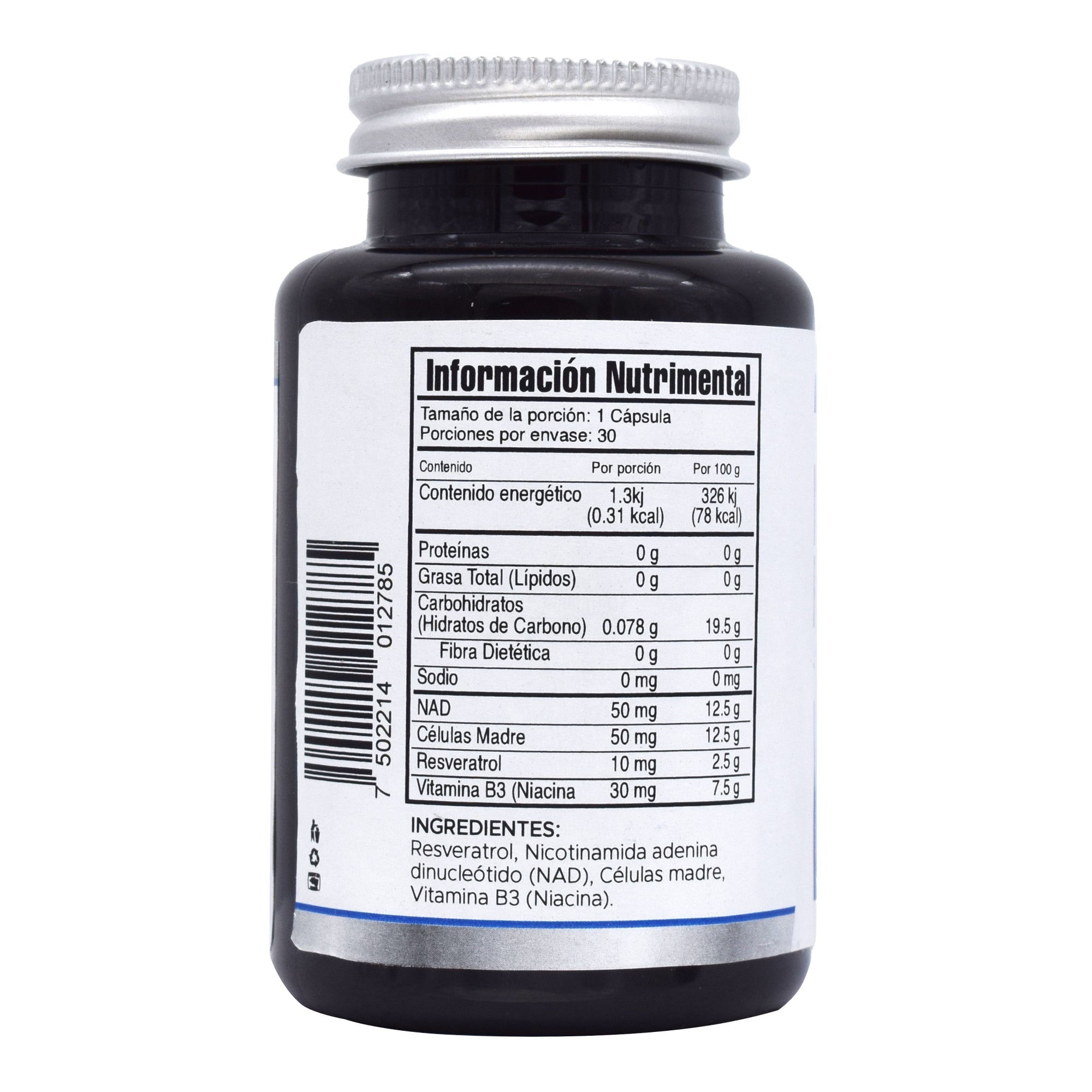 Nad Resveratrol Celulas Madre 30 Cap