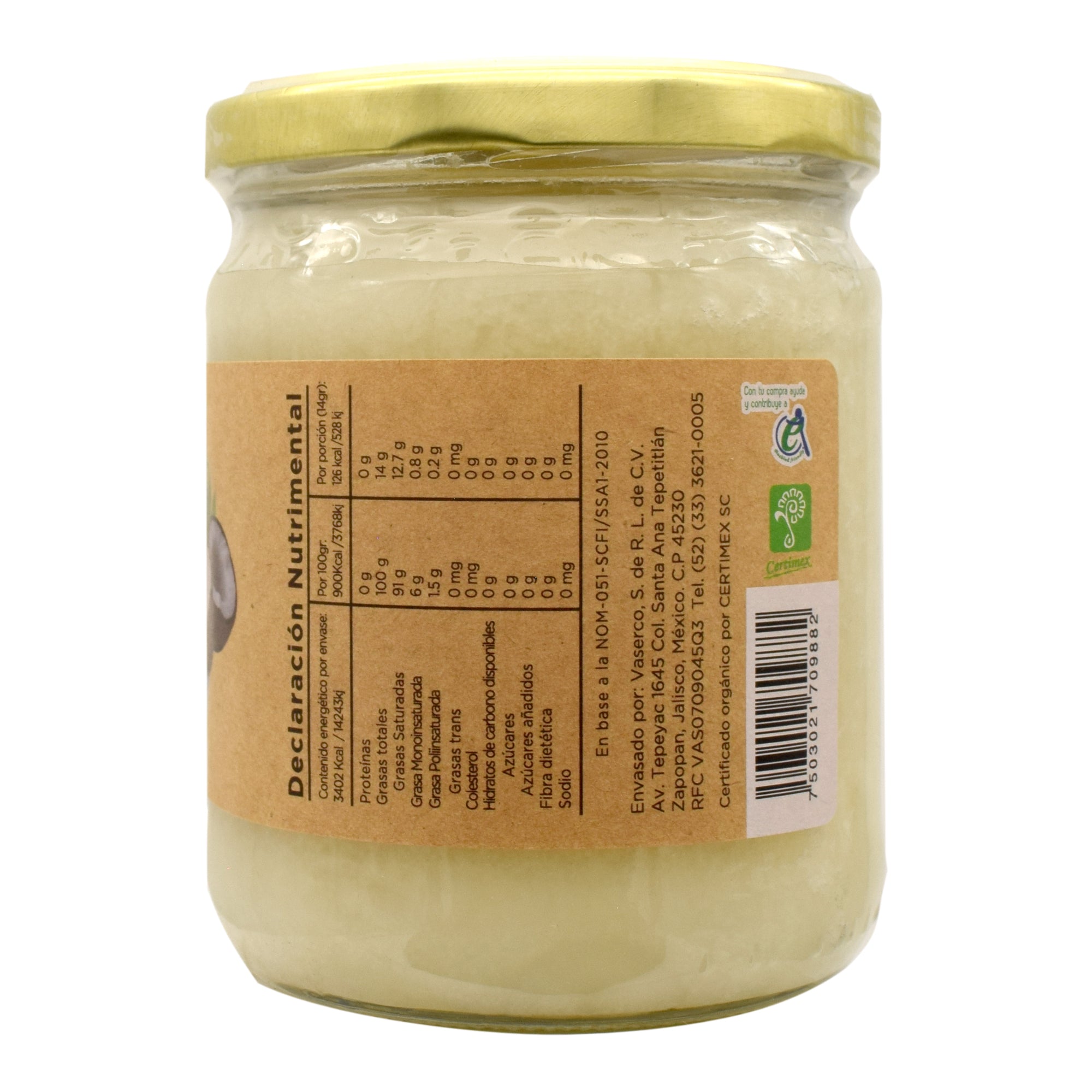 Aceite De Coco Extra Virgen 420 Ml