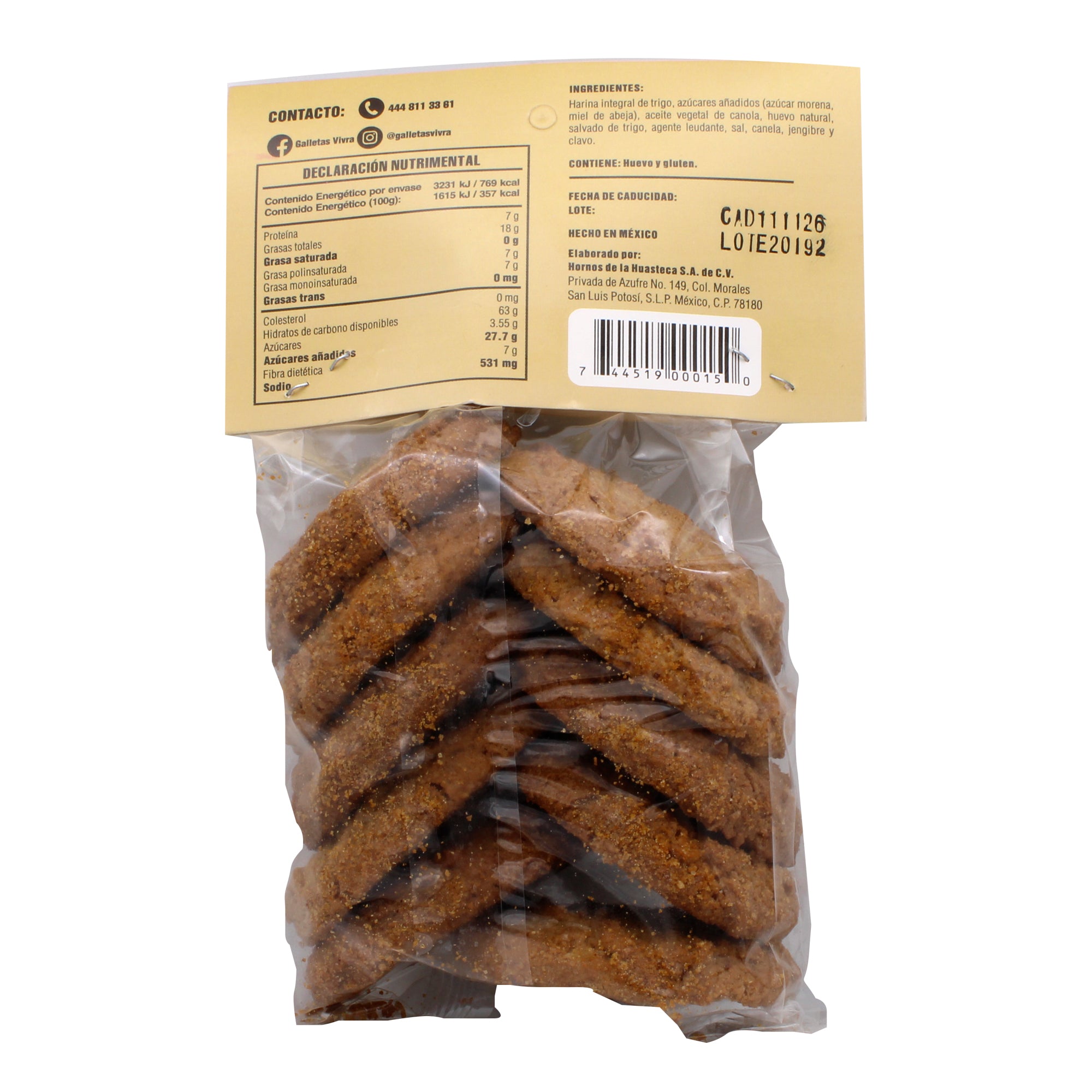 Galleta Jengibre 140 G