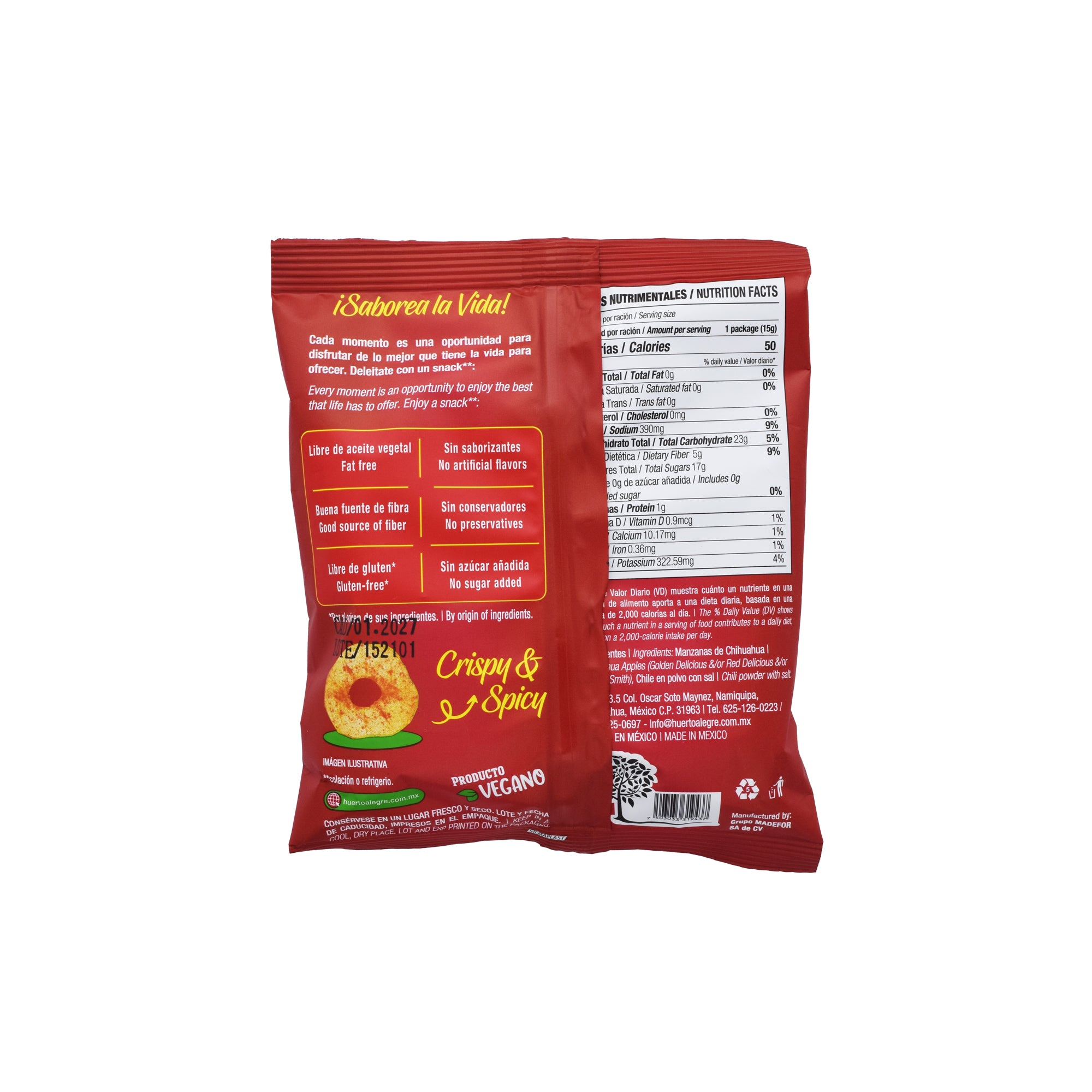 Chips Manzana Chile 15 G