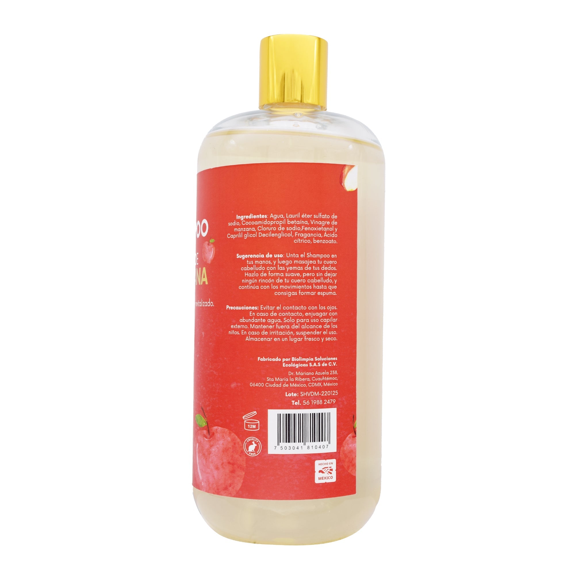 Shampoo Vinagre De Manzana 1 L
