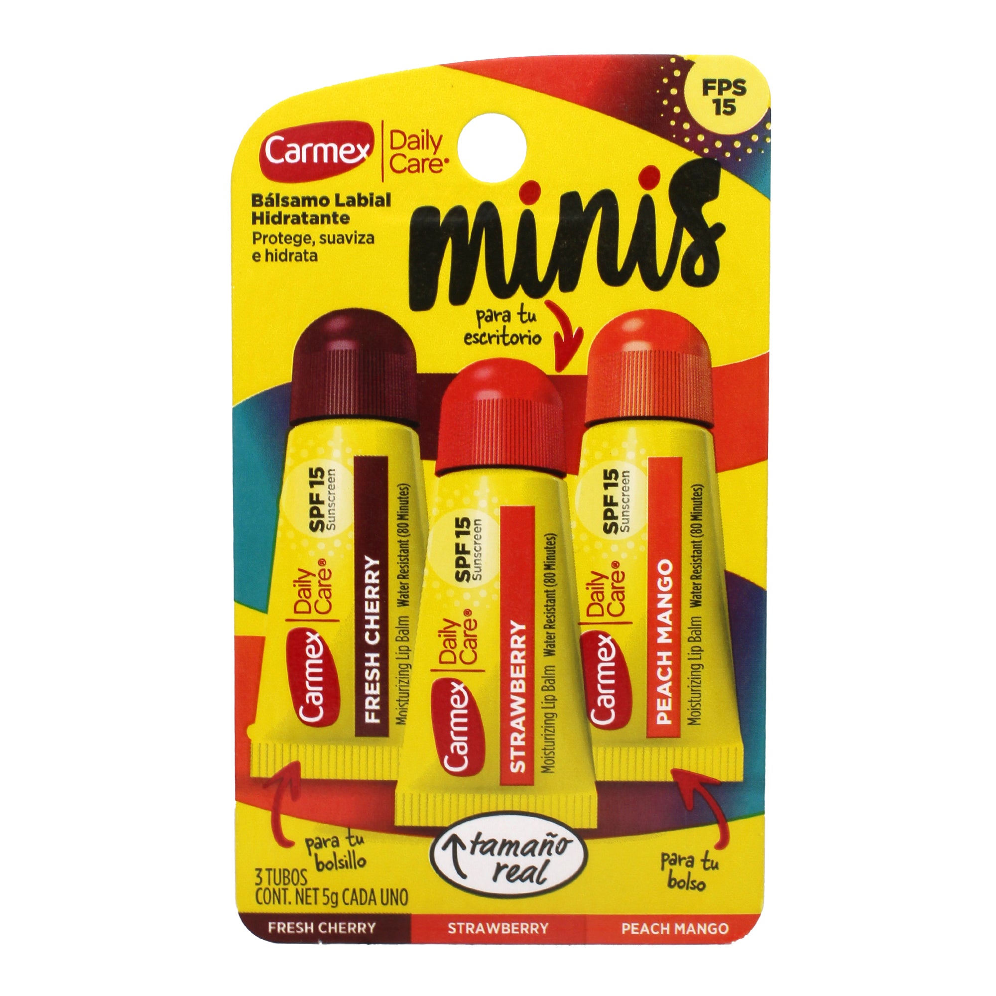 Balsamo Labial Hidratante 3 Tubos 5 G C/u