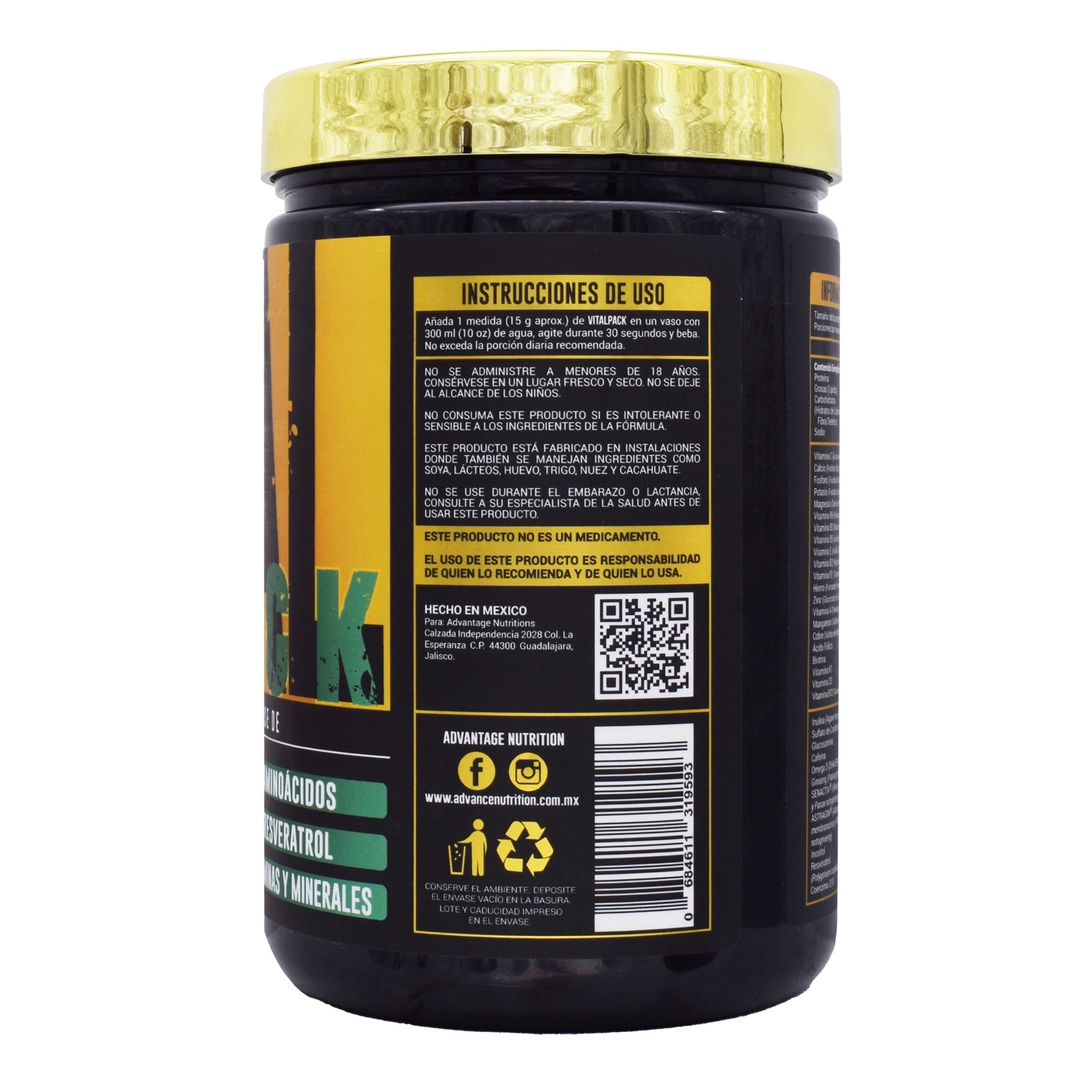 Vital Pack Sandia 450 G