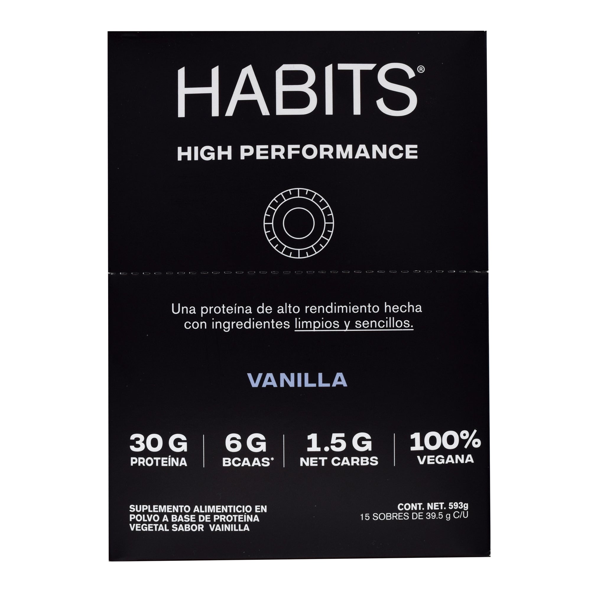 Proteina Vegetal High Performance Vainilla 39.5 G (PAQUETE 15)