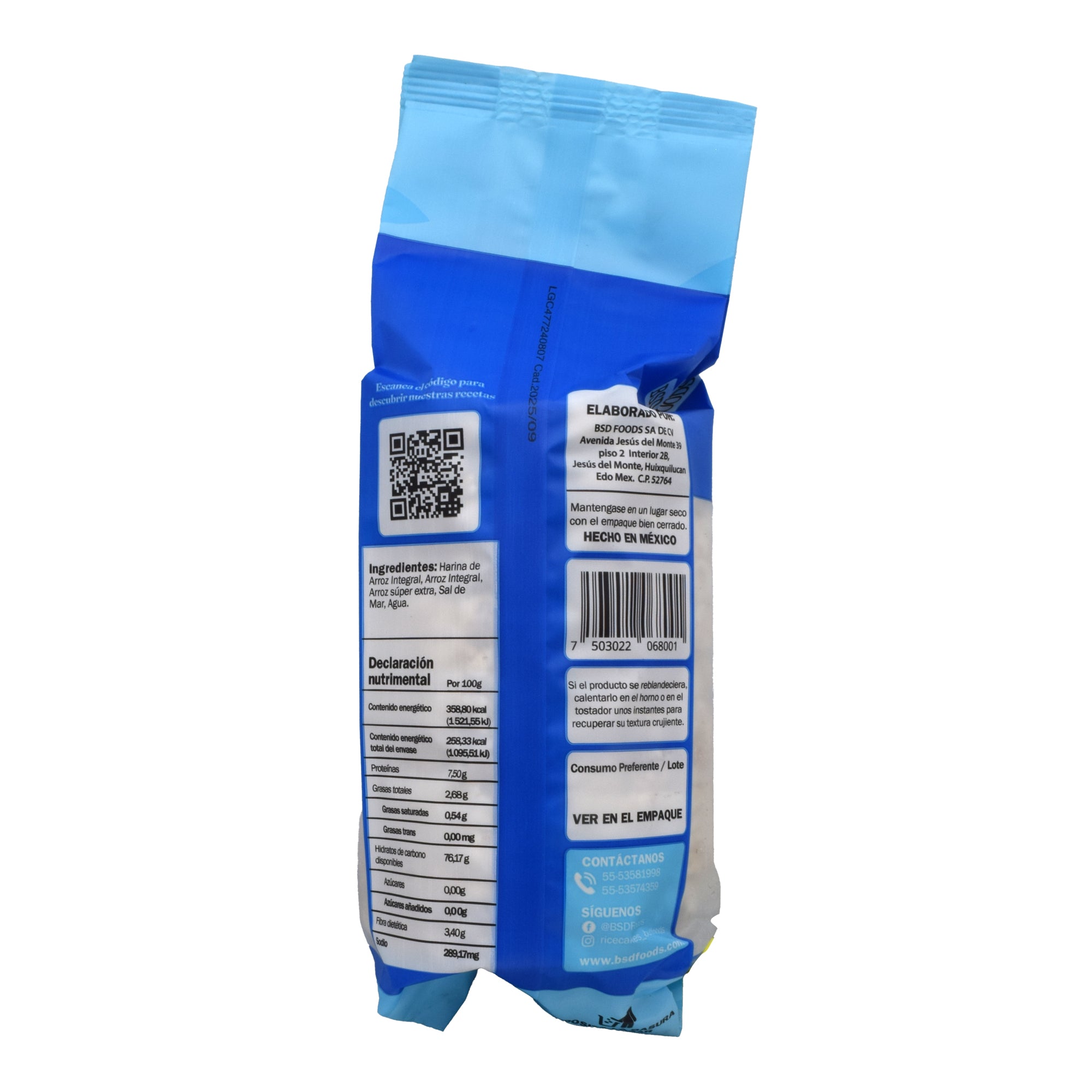 Galleta De Arroz Saladitas 72 G