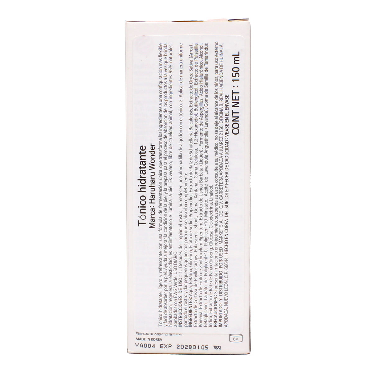 Tonico Hidratante 150 Ml