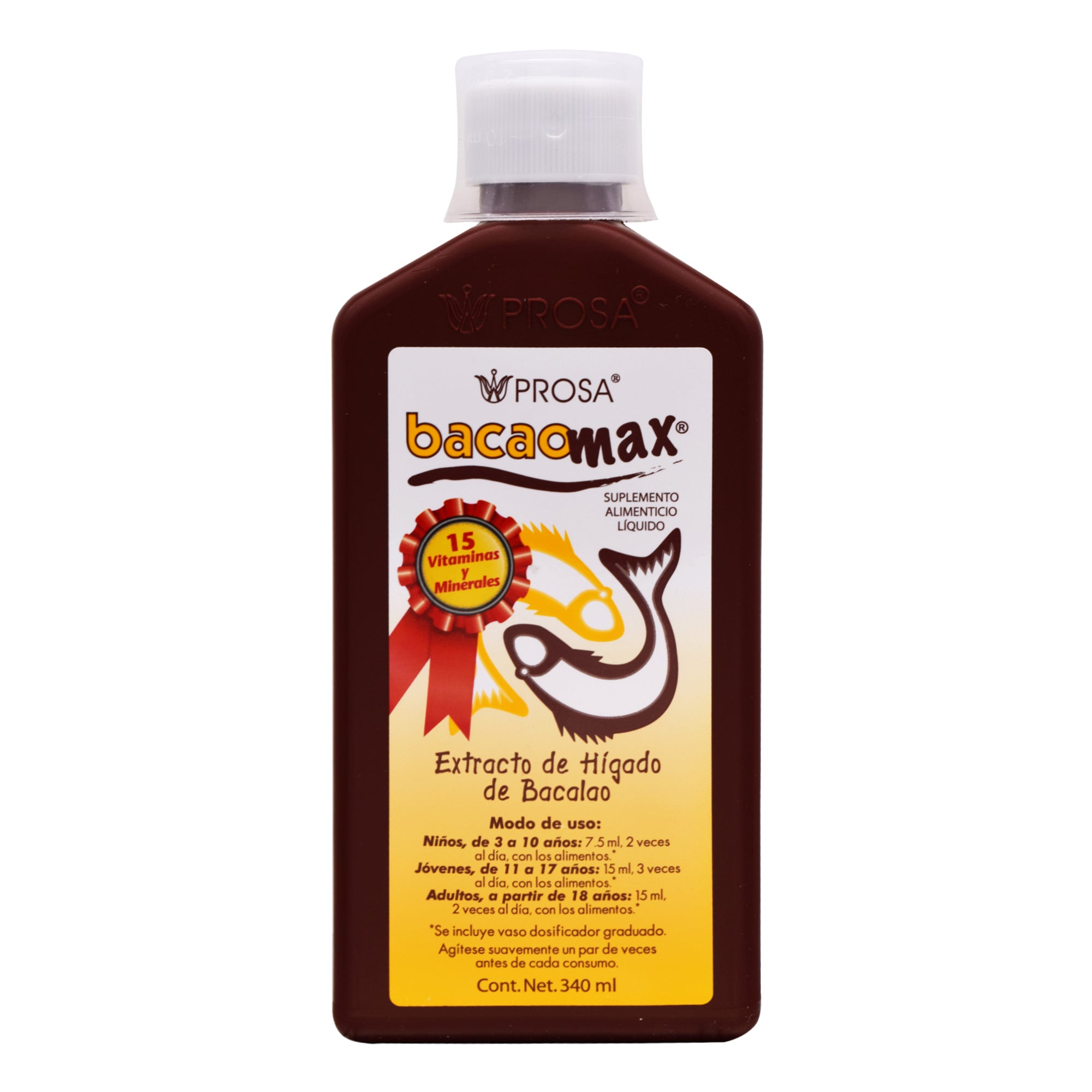Jarabe Bacaomax 340 Ml