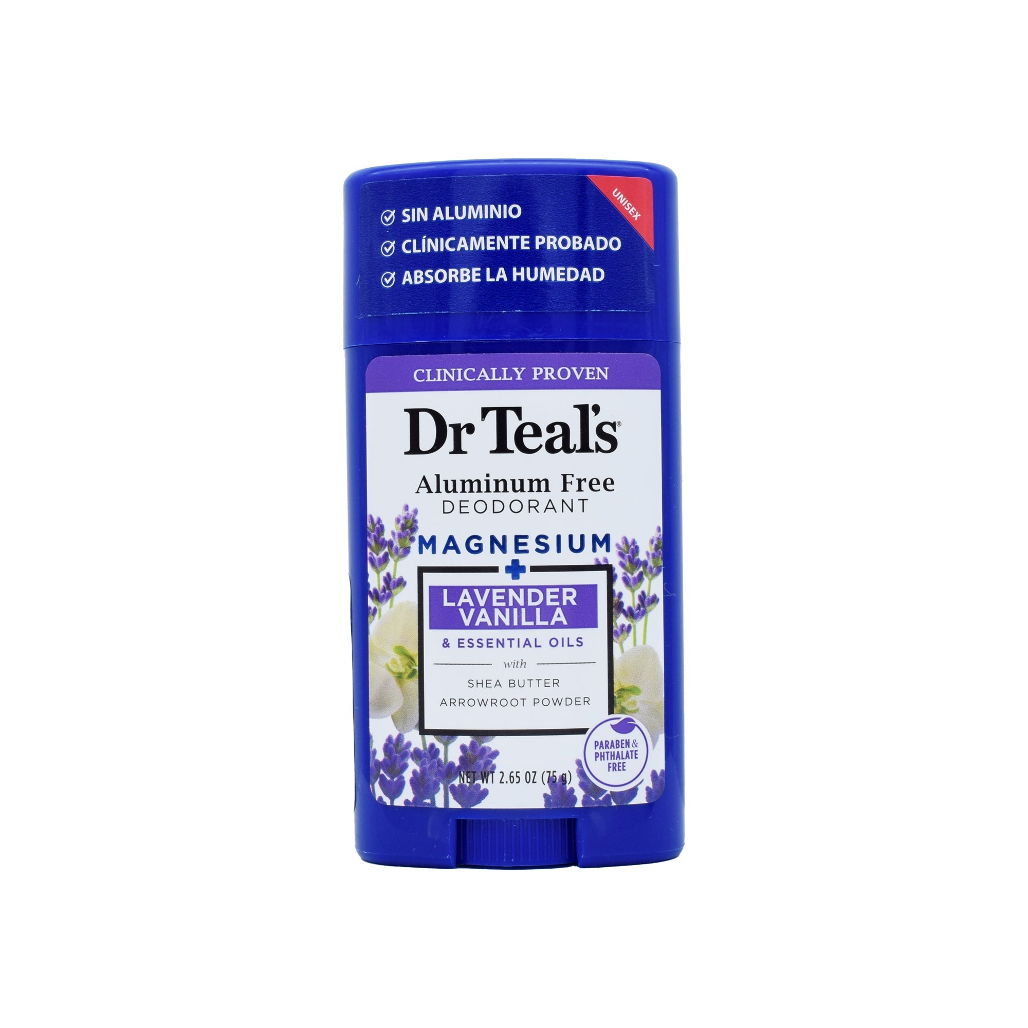 Desodorante Sin Aluminio Vainilla Lavanda 75 G