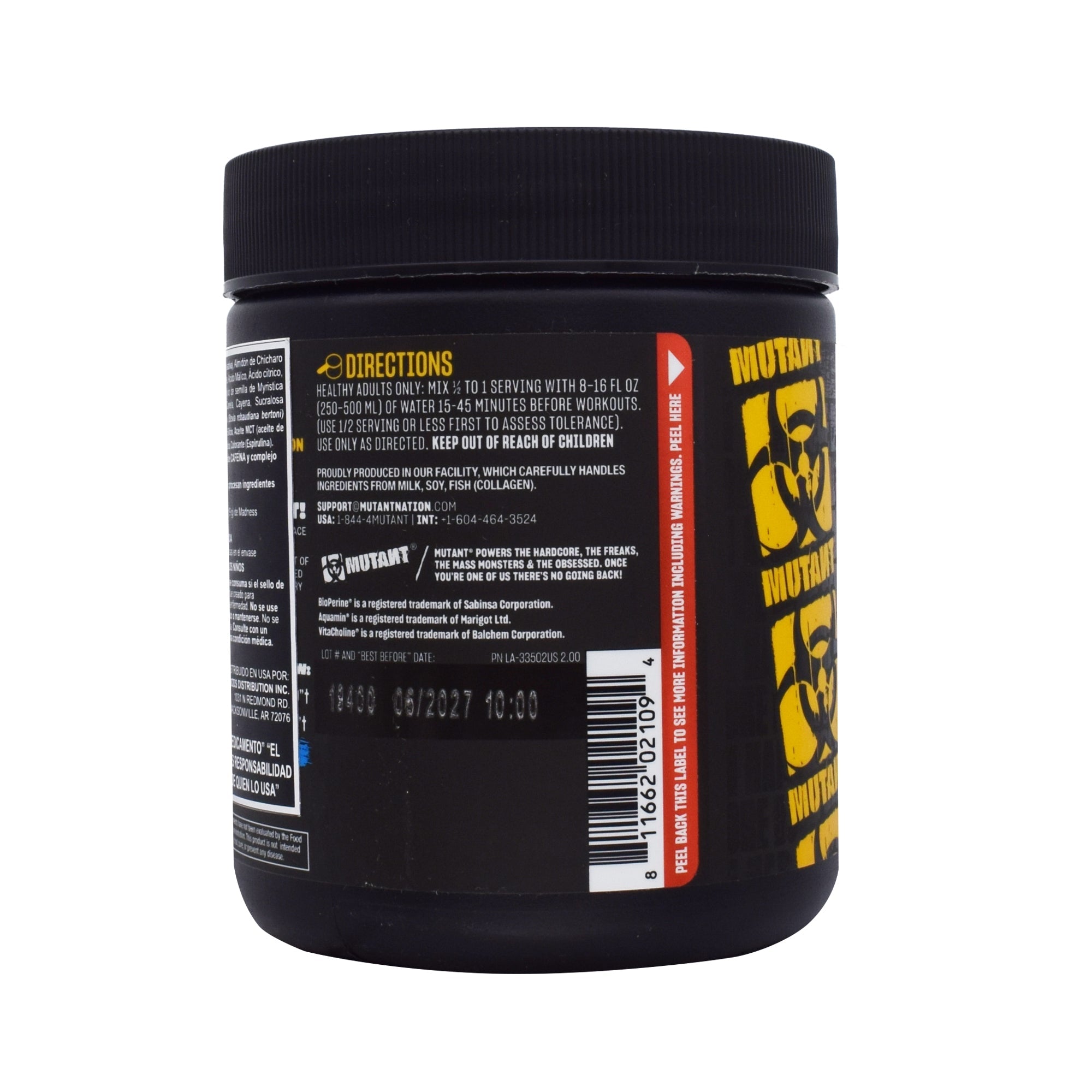 Pre Workout Madness Frambuesa Azul 270 G