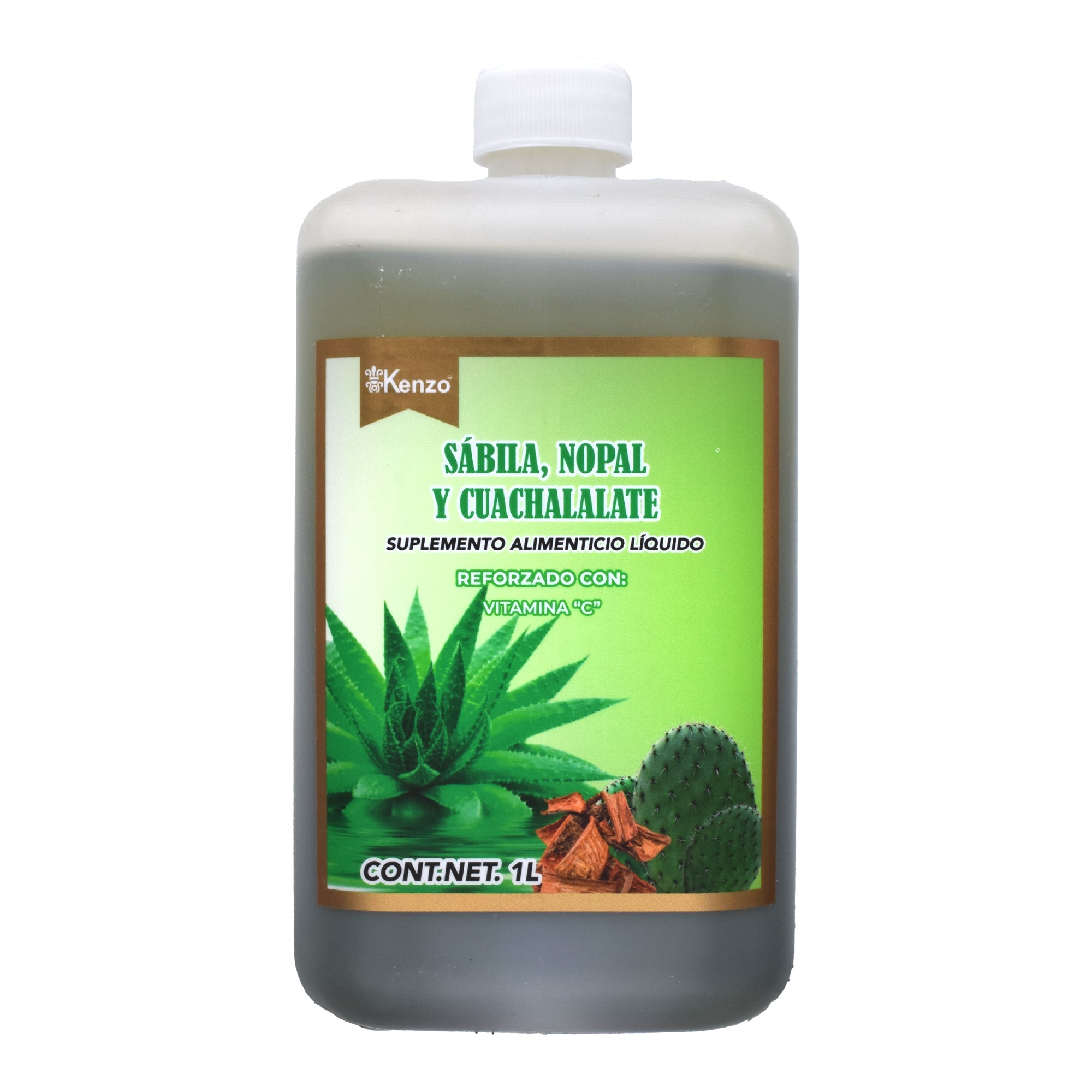 Bebida De Sabila Nopal Y Cuachalalate 1 L