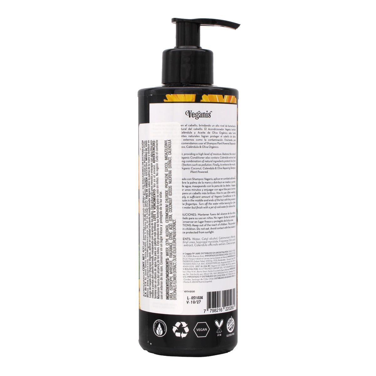 Acondicionador Coco 400 Ml