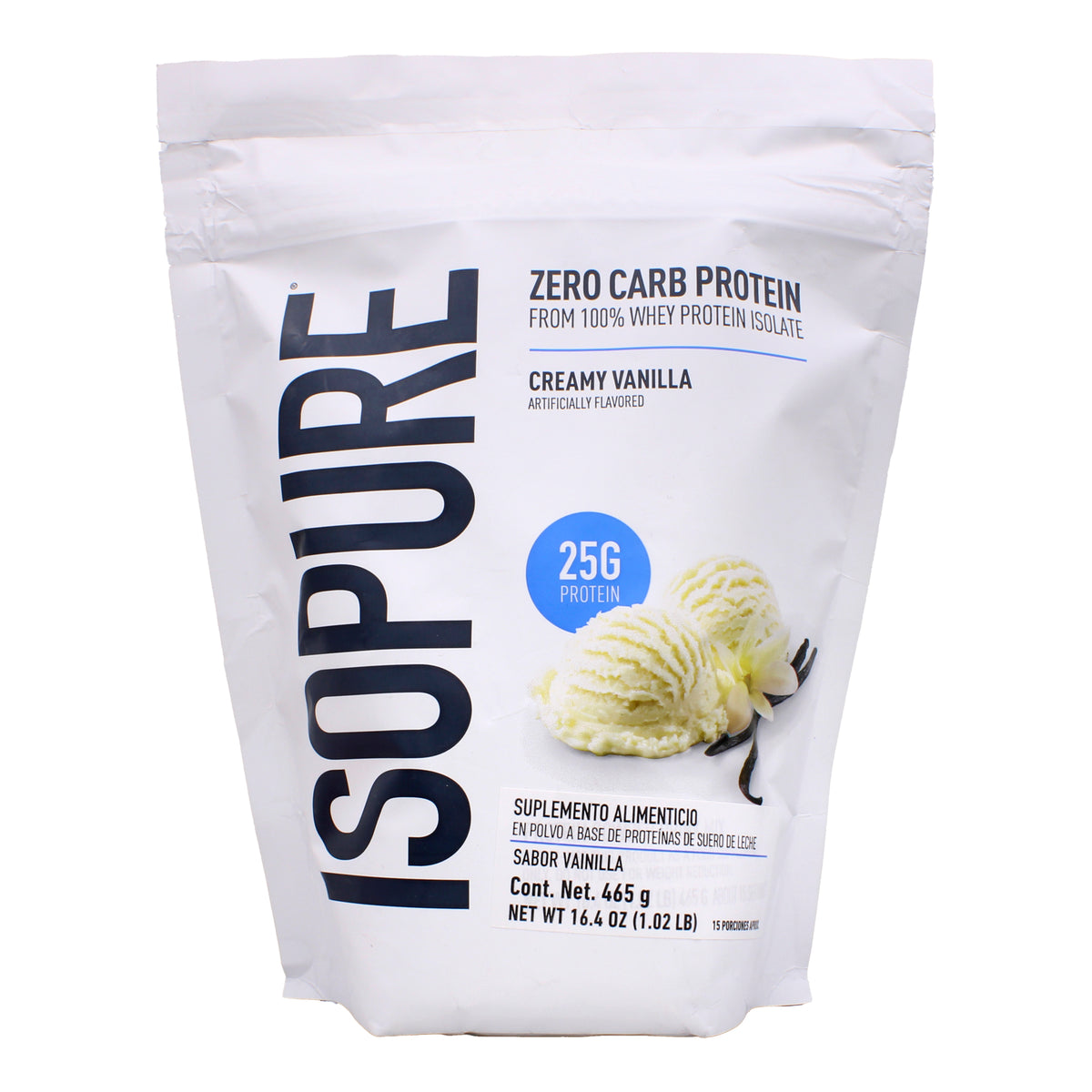 Isopure Zero Carb Creamy Vainilla 465 G