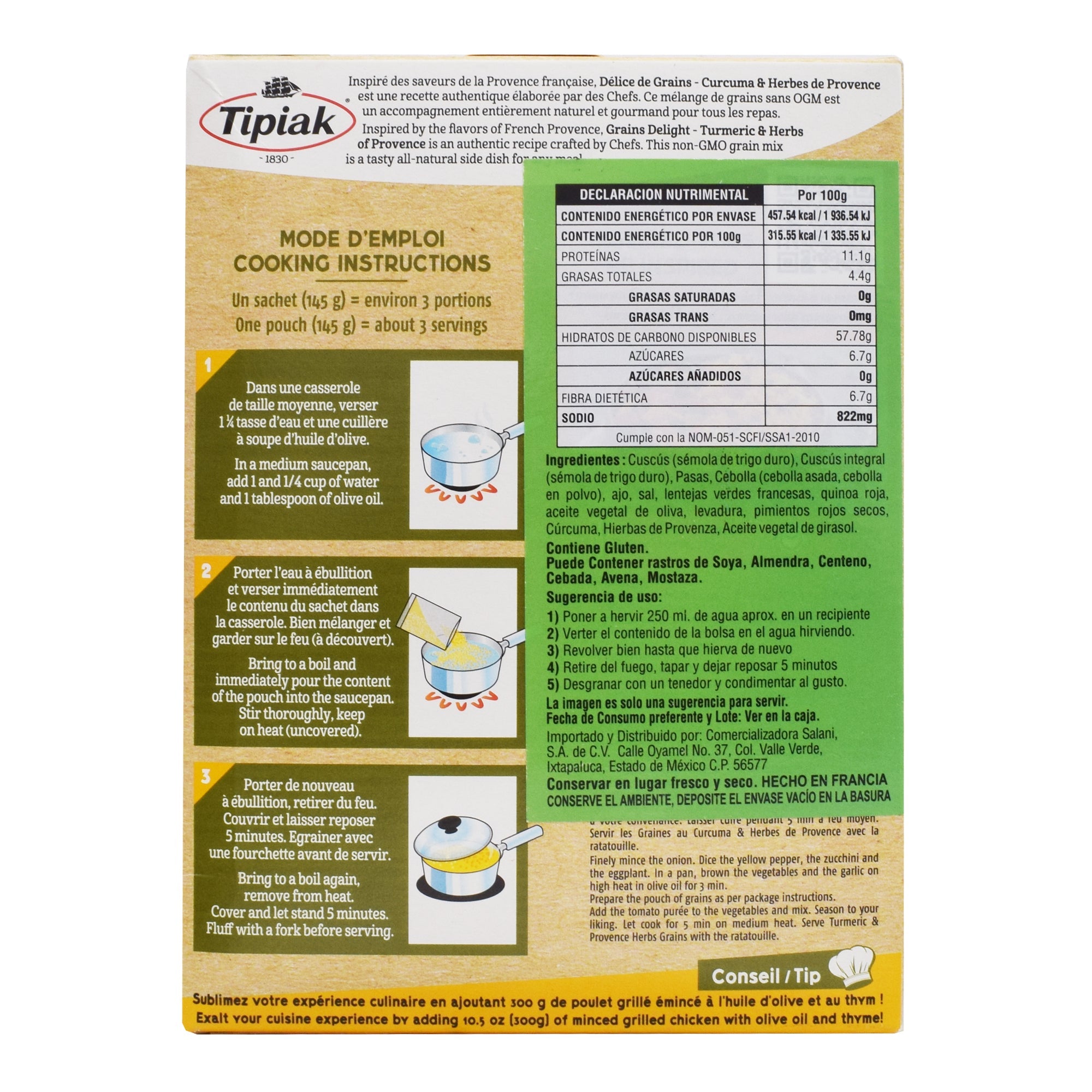 Cuscus Delicia De Granos 145 G