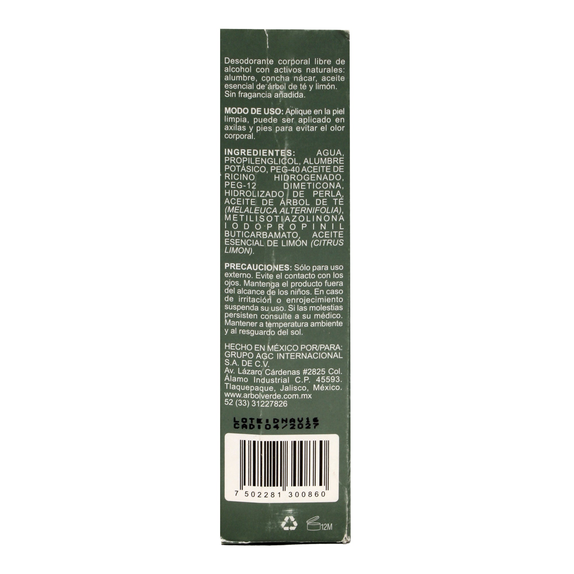 Desodorante Axilas Y Pies 60 Ml