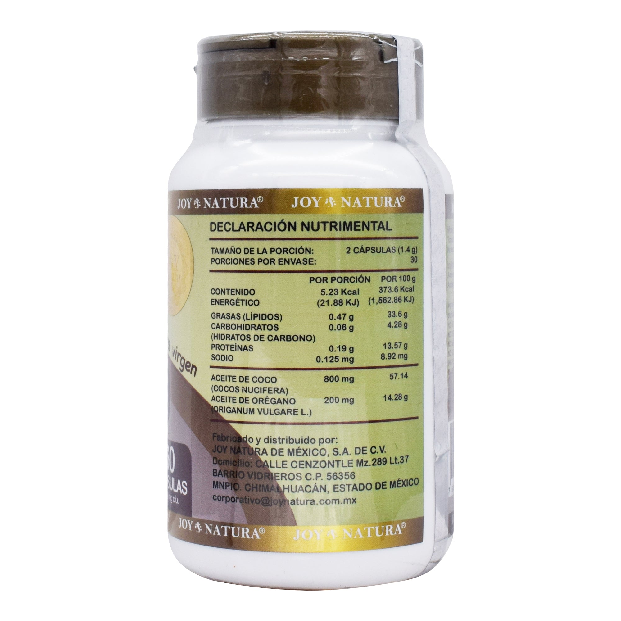 Aceite De Coco Y Aceite De Oregano 60 Cap