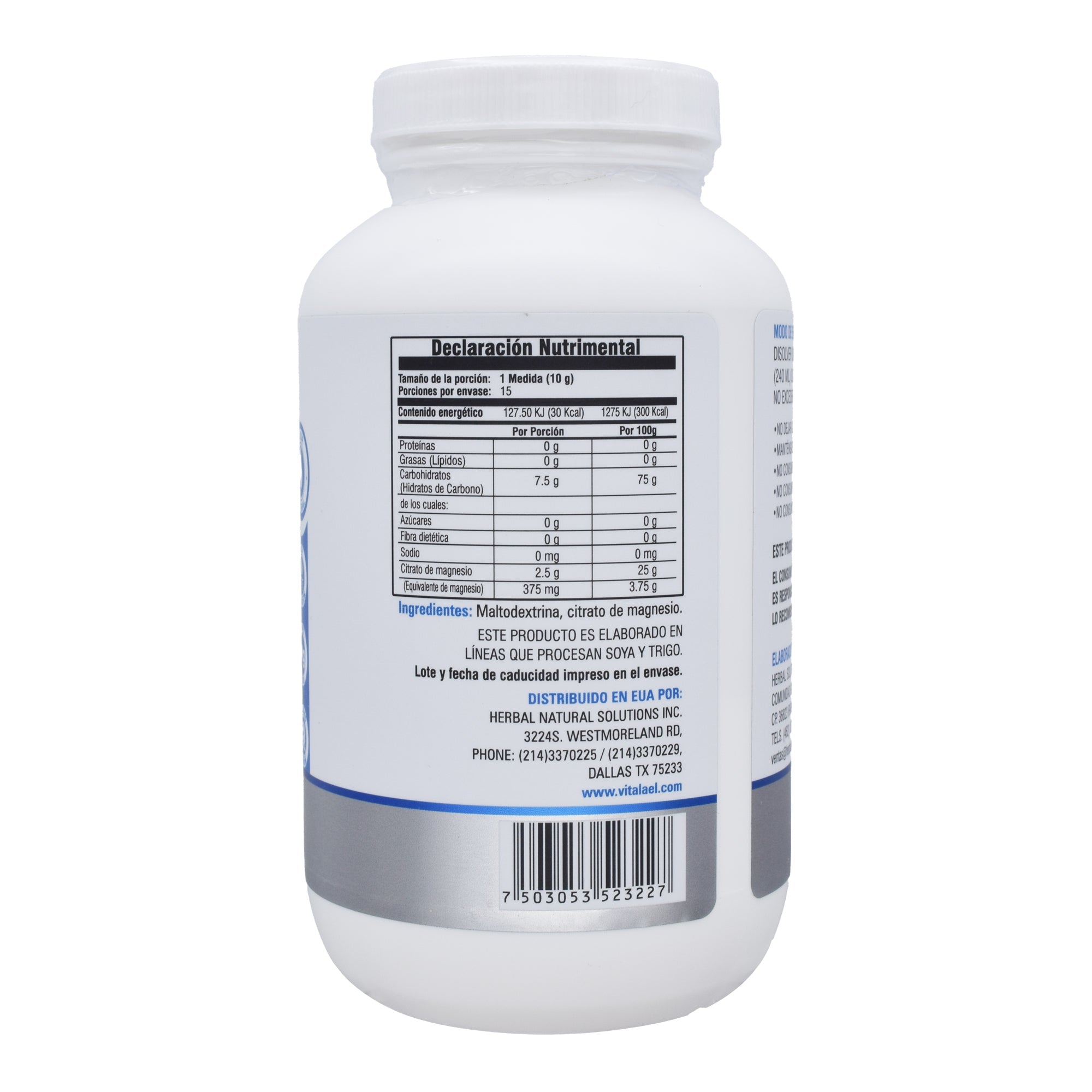 Citrato De Magnesio Natural 150 G