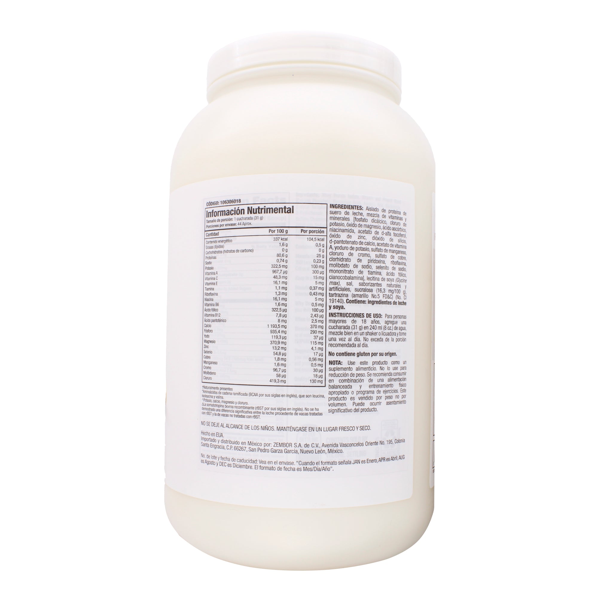 Isopure Zero Carb Platano 1.36 Kg