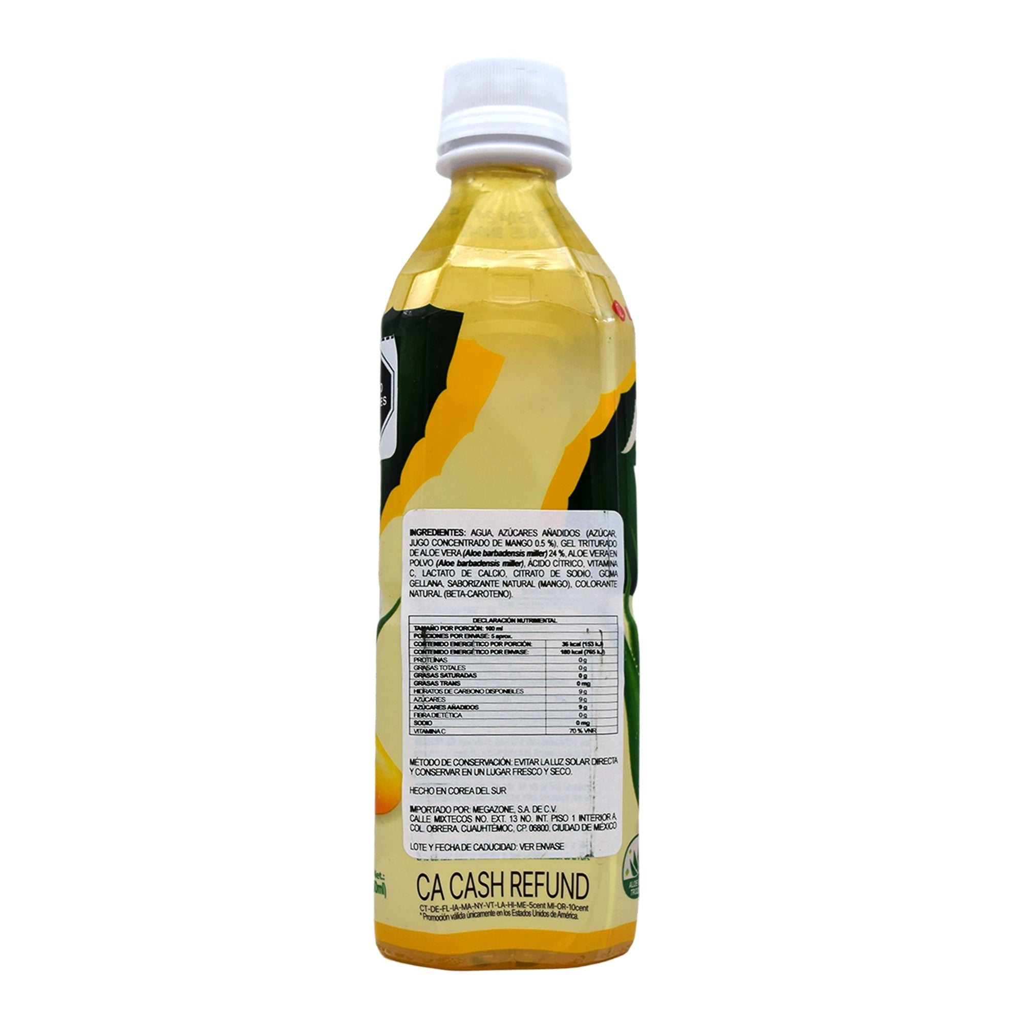 Bebida Aloe Vera Mango 500 Ml
