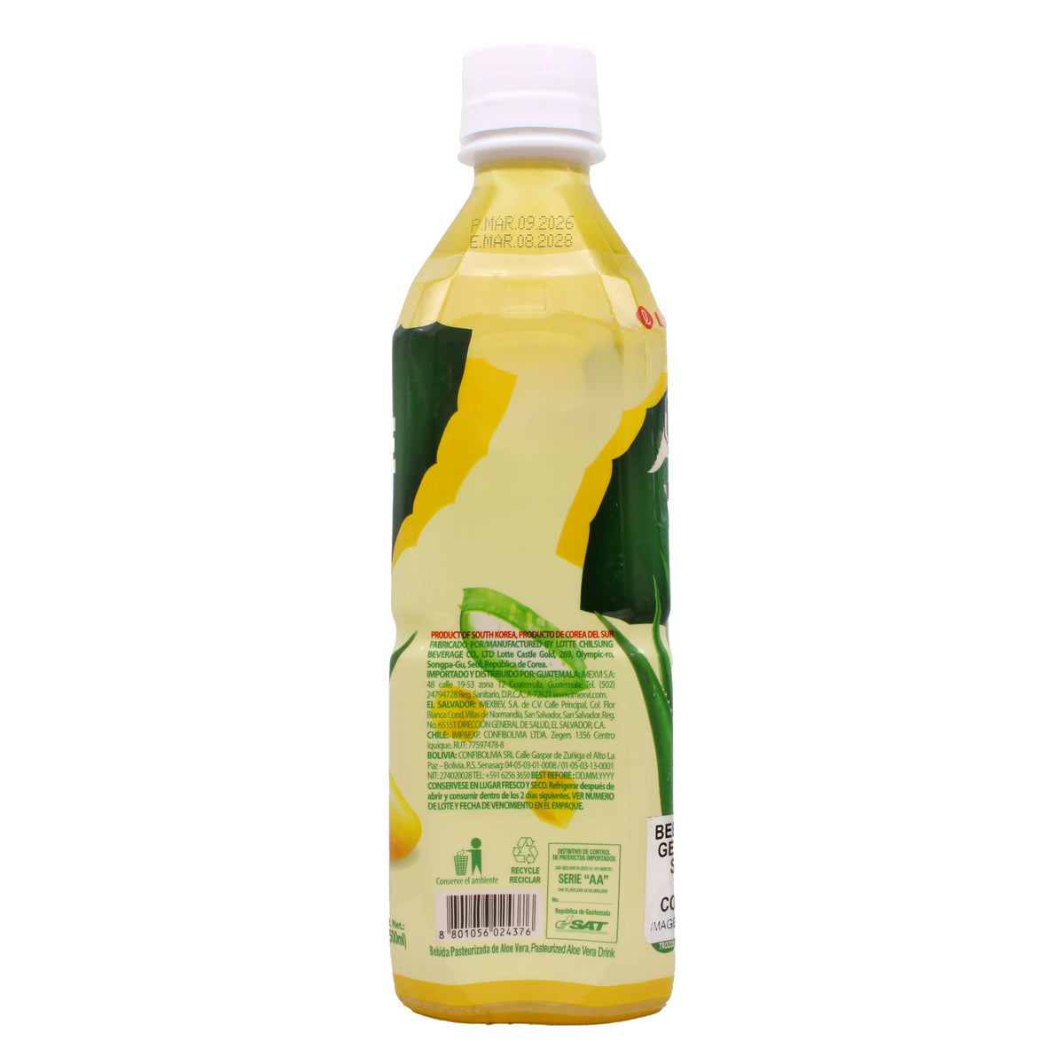 Bebida Aloe Vera Mango 500 Ml