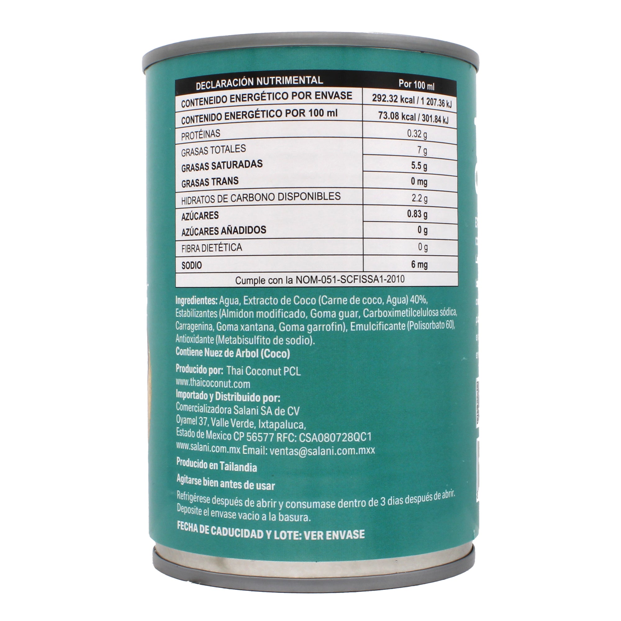 Extracto De Coco 400 Ml