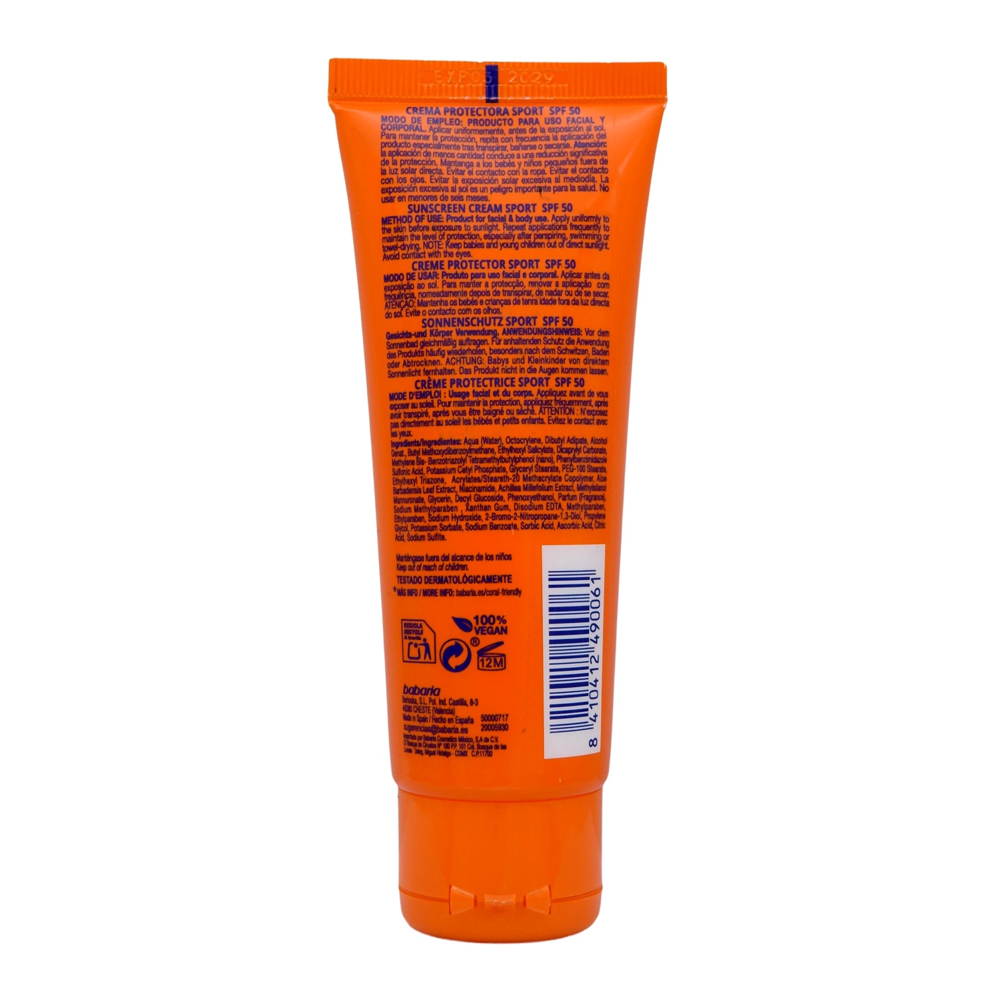 Crema Protectora Spf 50 75 Ml
