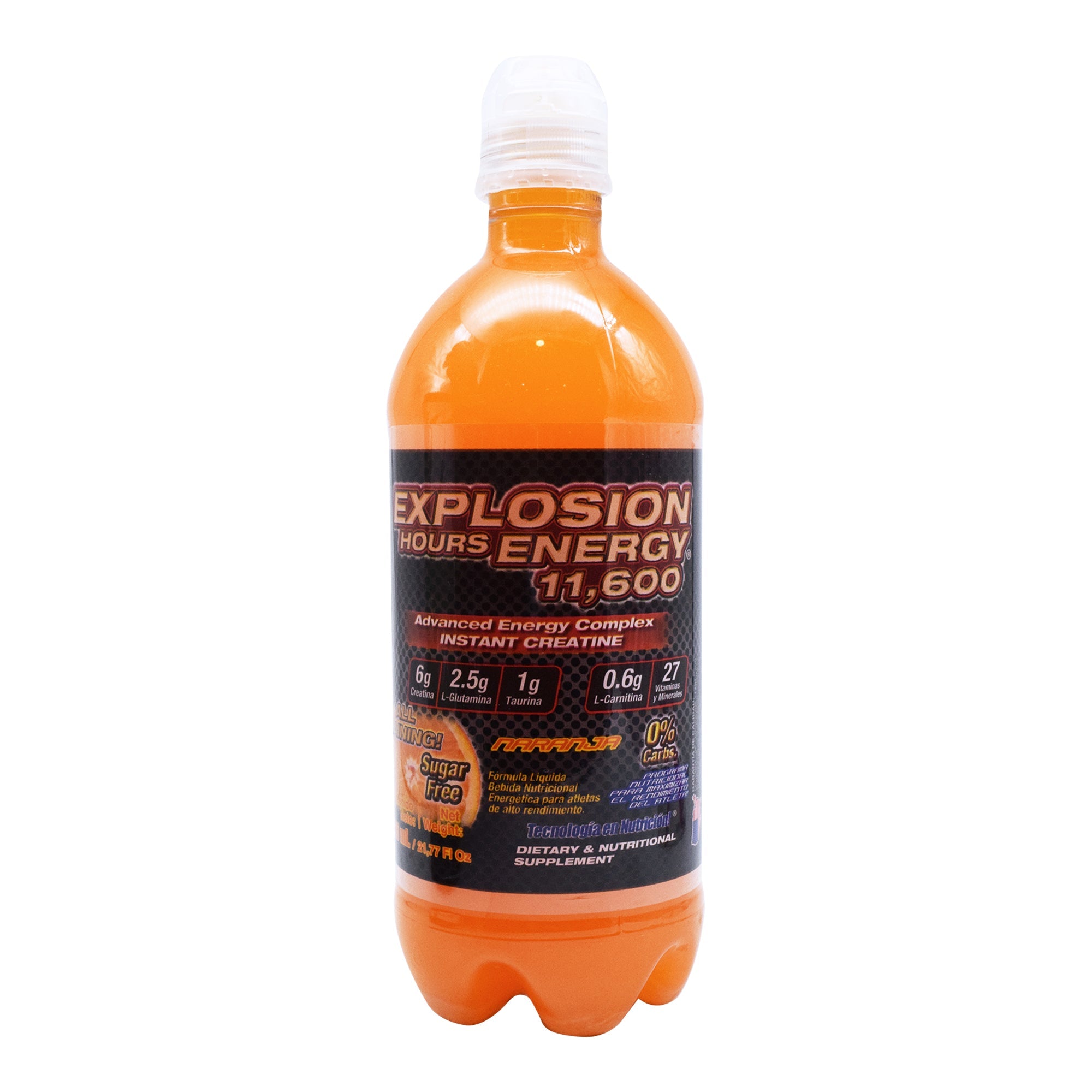 Explosion Hours Energy Naranja 625 Ml