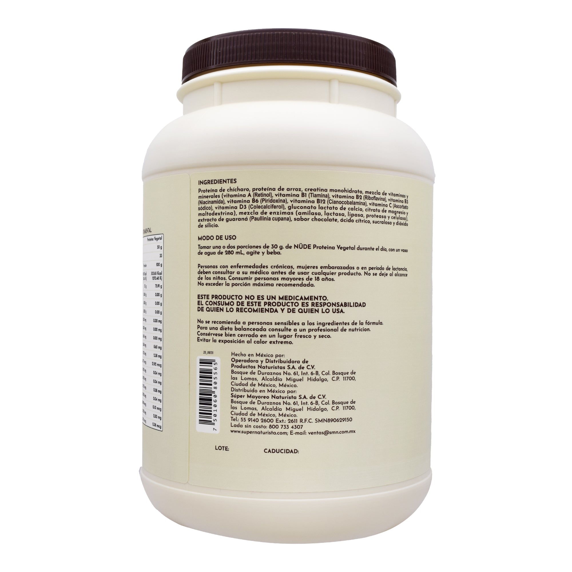 Proteina Vegetal Chocolate 1 Kg