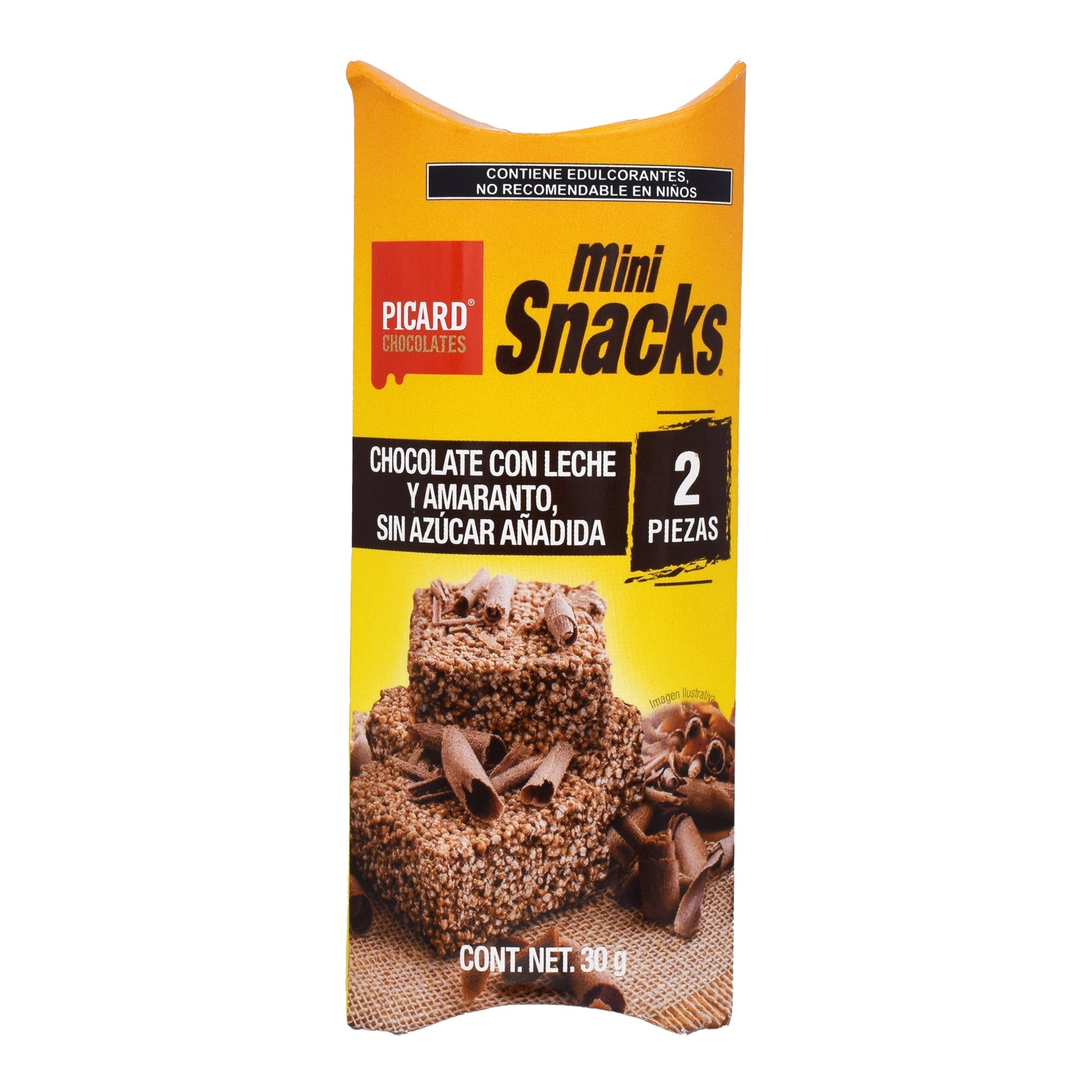 Chocolate Con Leche Amaranto 30 G (PAQUETE 9)