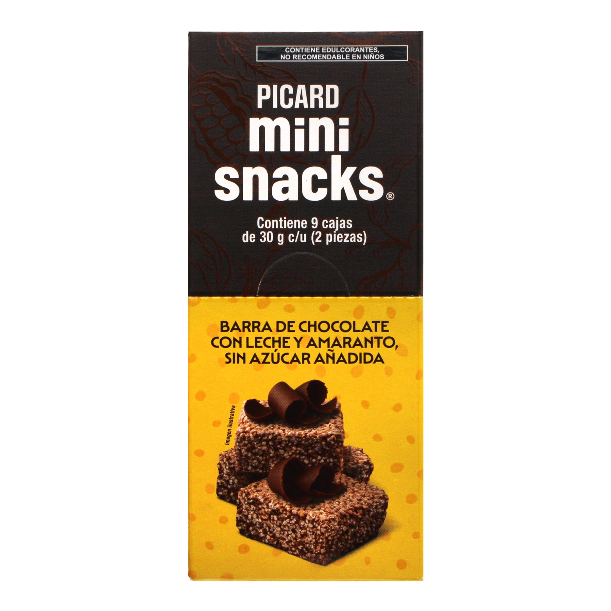Chocolate Con Leche Amaranto 30 G (PAQUETE 9)