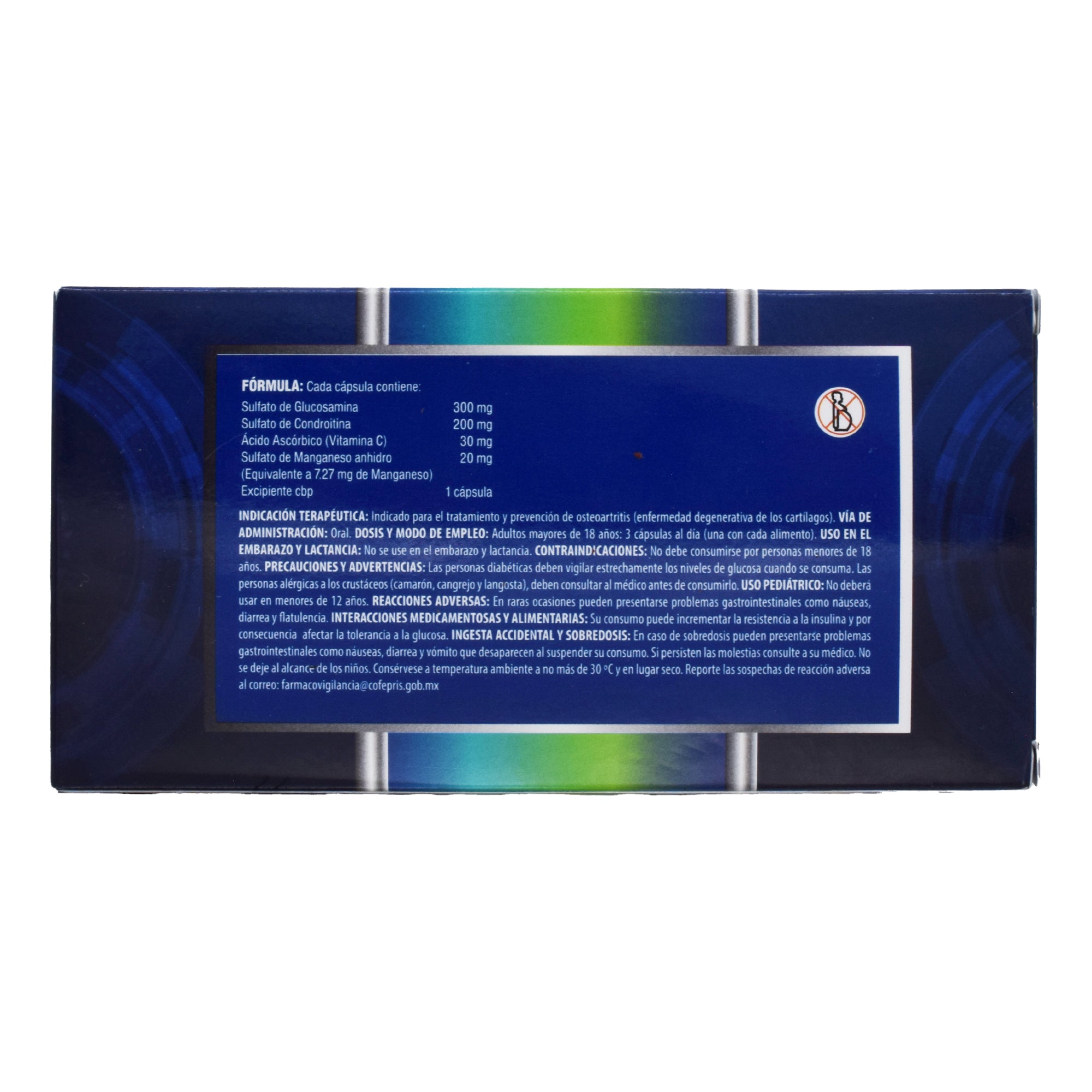 Glucosamina Con Condroitina 60 Cap