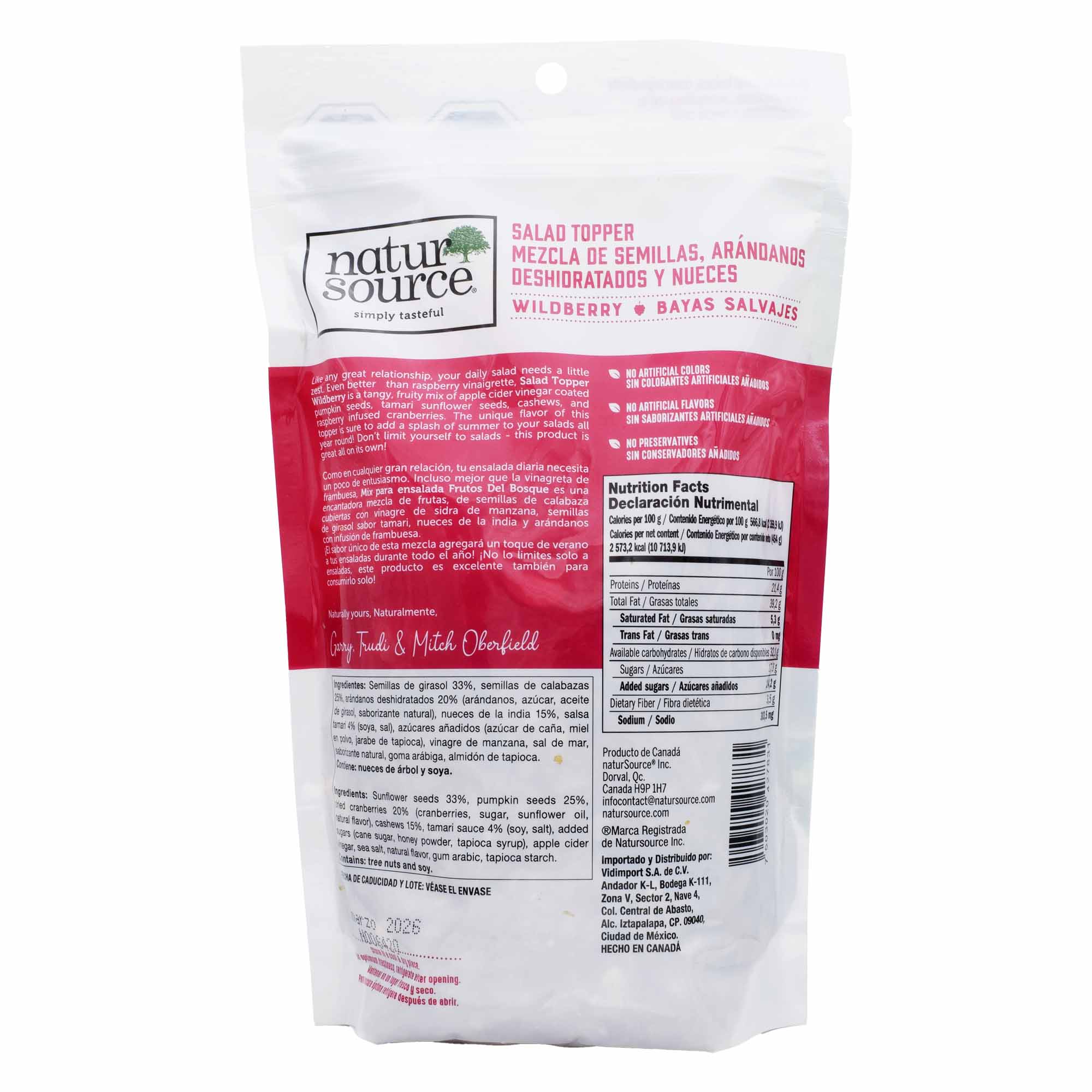 Mezcla De Semillas Arandanos Deshidratados Y Nueces 454 G