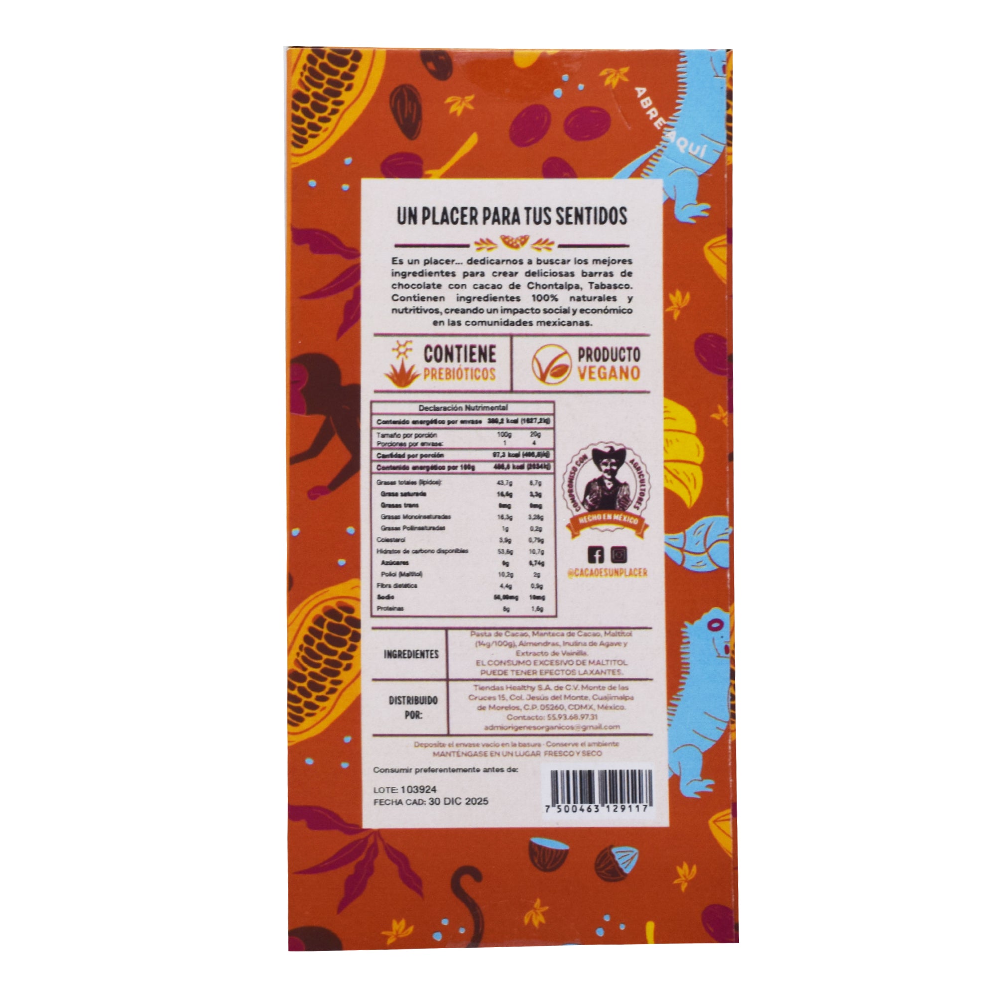 Chocolate En Barra Obscuro Almendras 80 G
