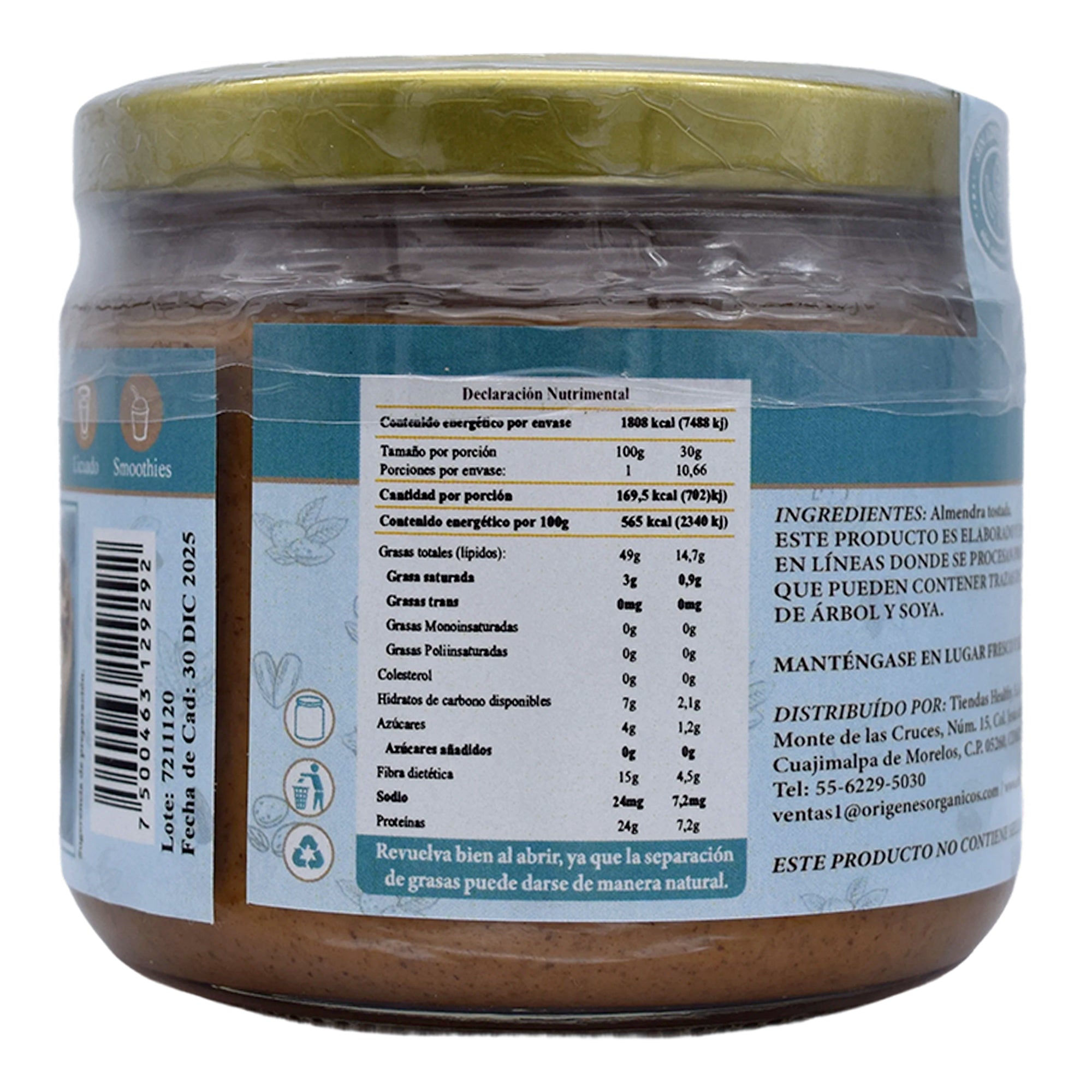 Crema De Almendra 320 G