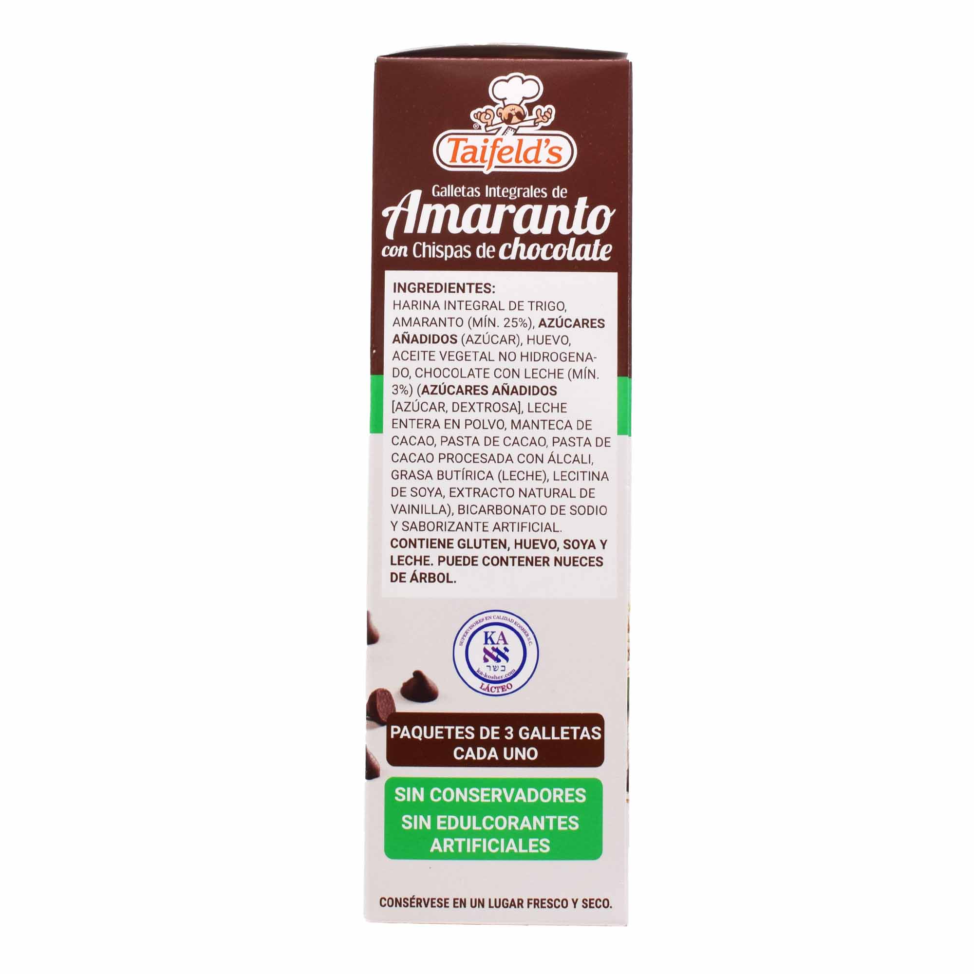 Galleta De Amaranto Chocolate 190 G