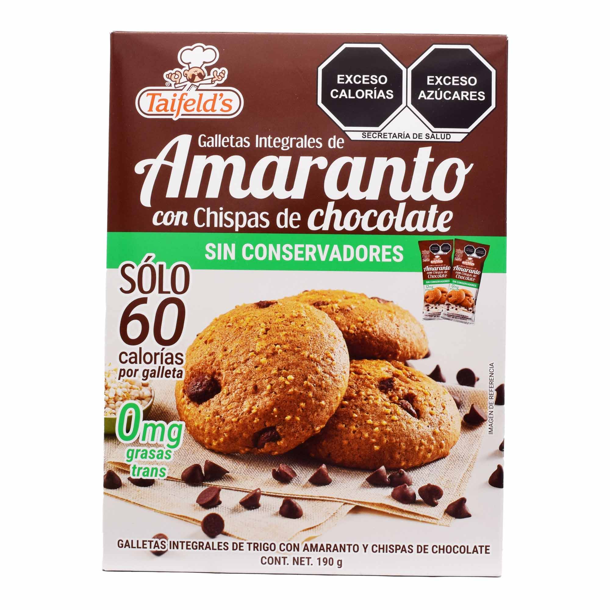 Galleta De Amaranto Chocolate 190 G