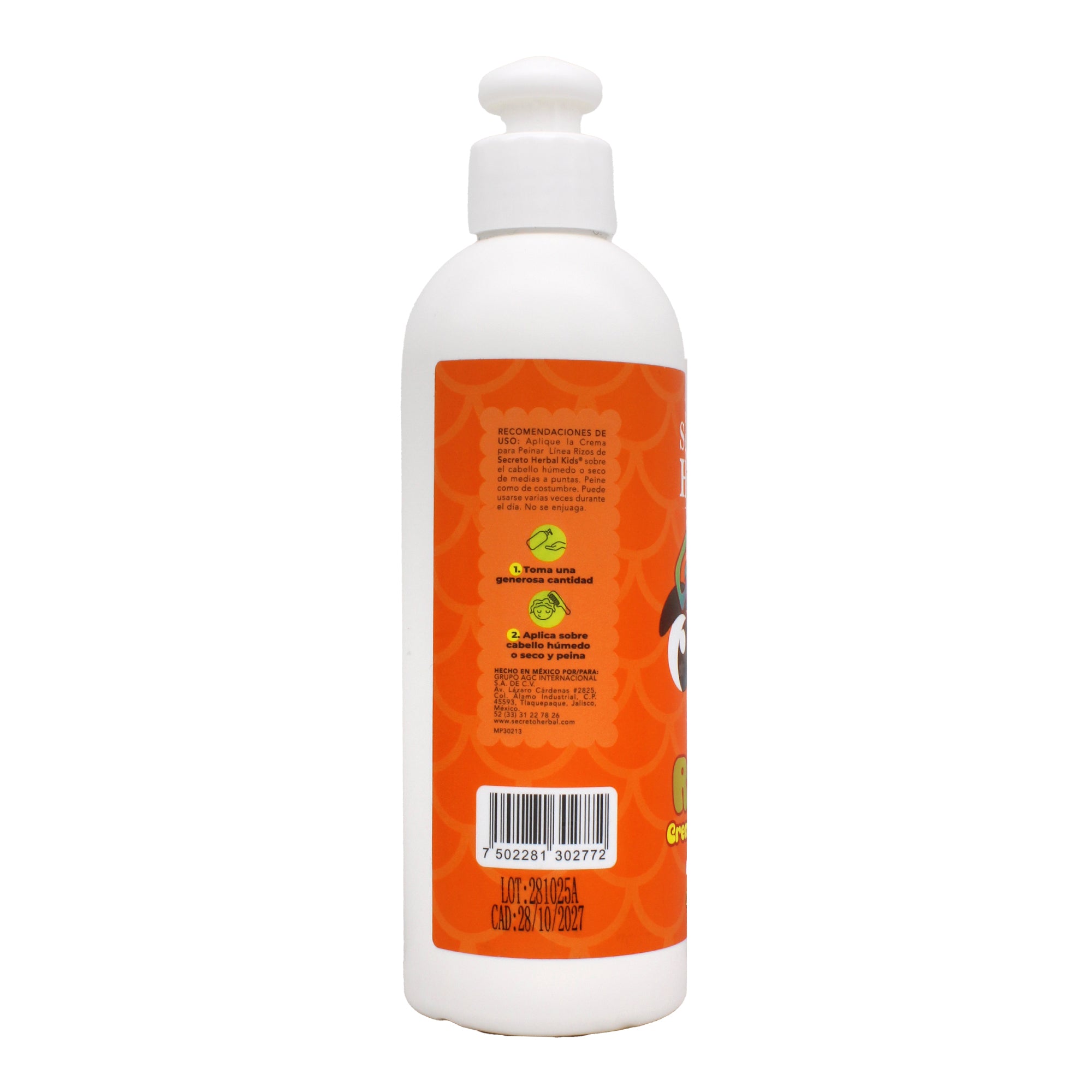 Crema Para Peinar Rizos Kids Chia Ricino 240 Ml