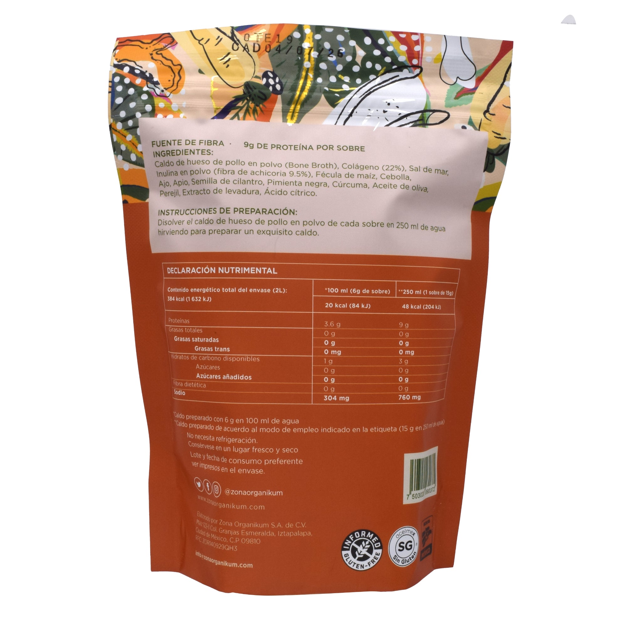 Caldo De Hueso De Pollo 120 G