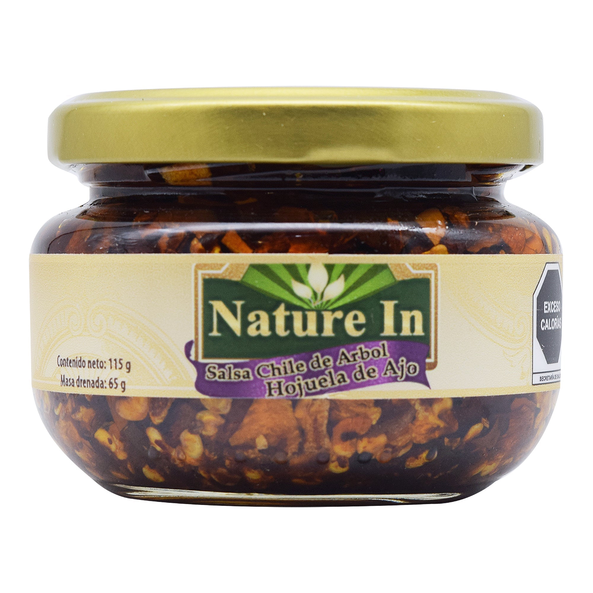 Salsa Chile De Arbol Y Ajo En Hojuela 115 G