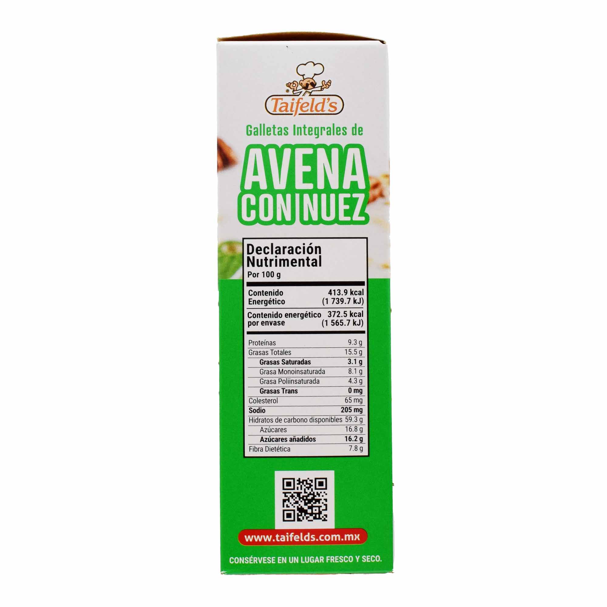 Galleta De Avena Con Nuez 90 G