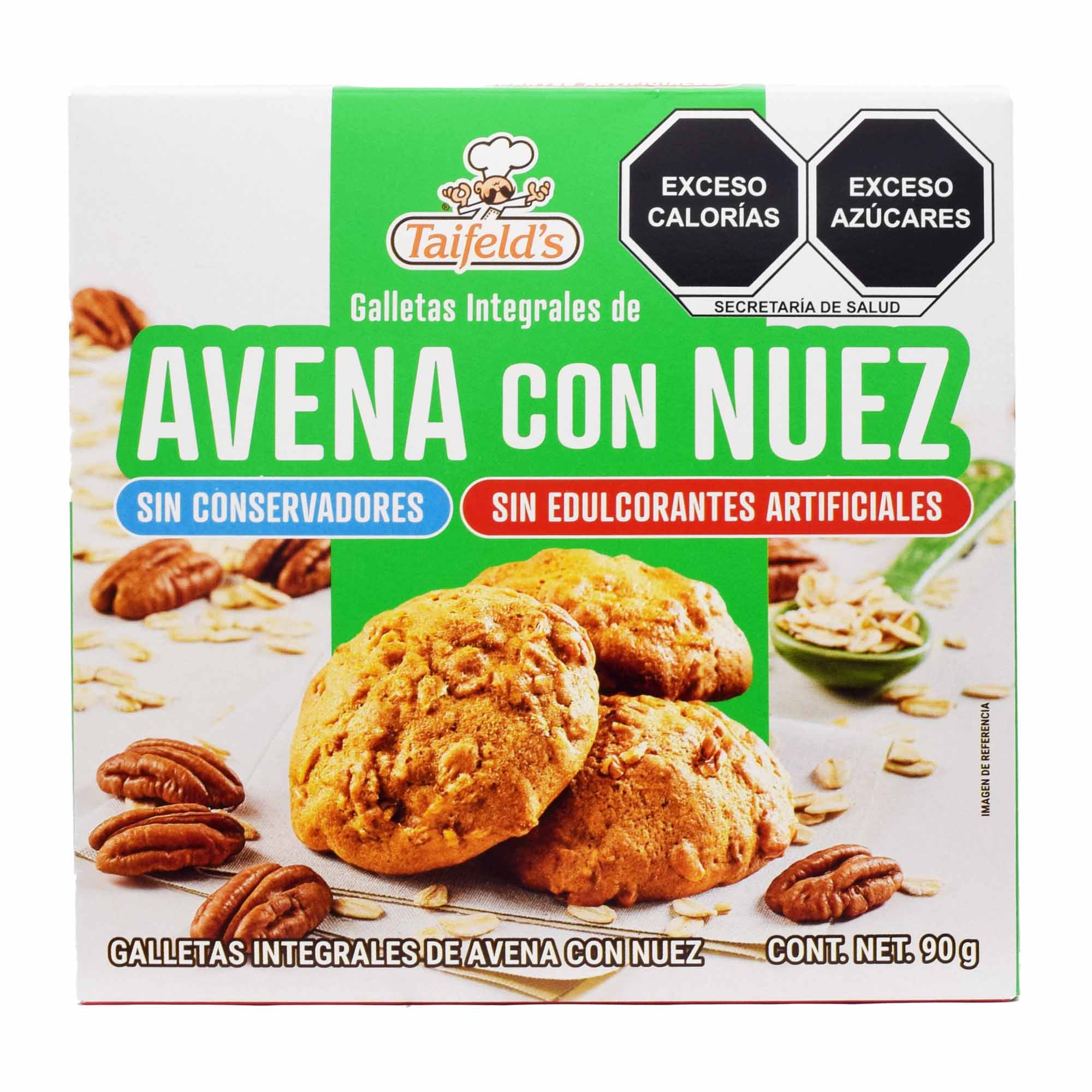 Galleta De Avena Con Nuez 90 G