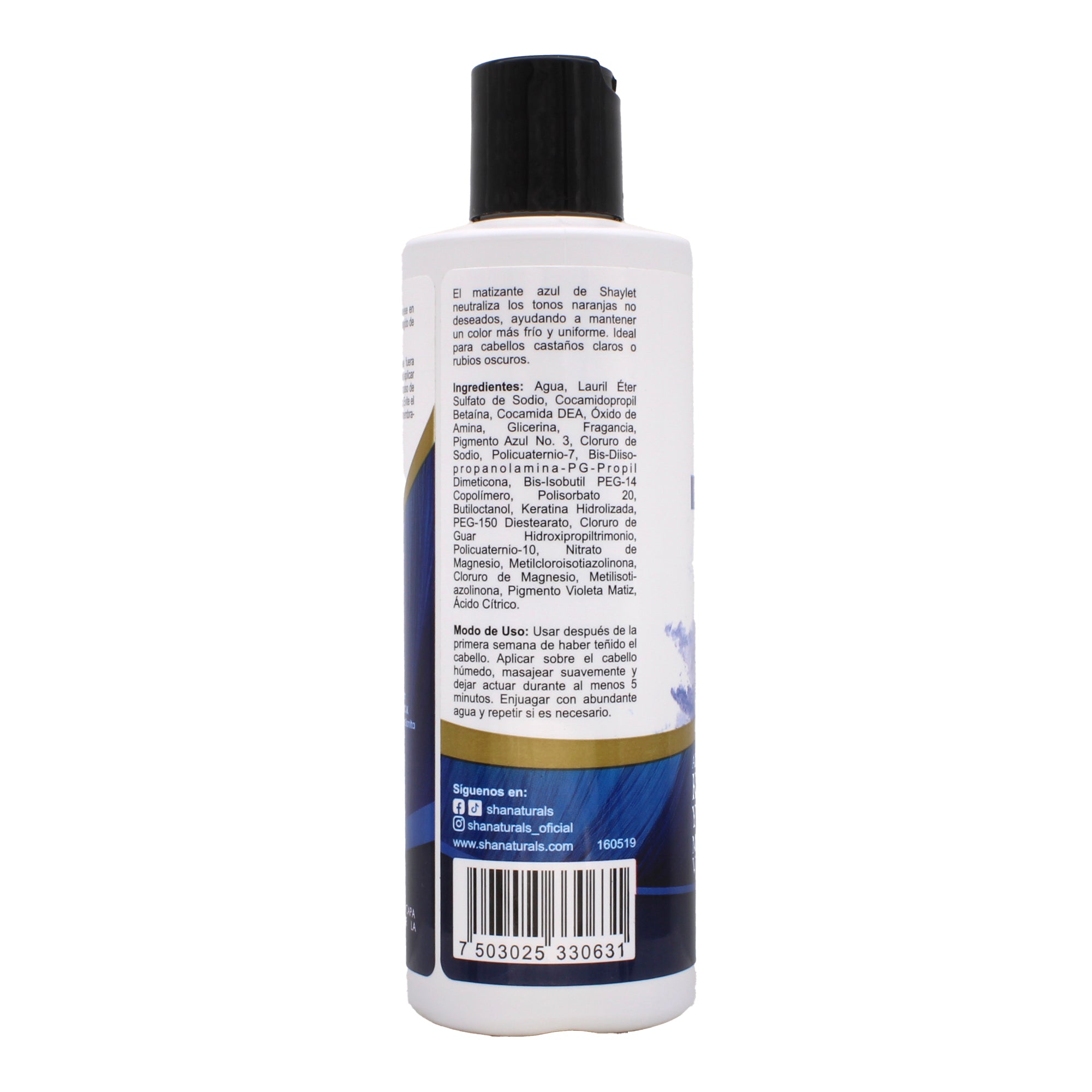 Shampoo Matizante Azul 240 Ml