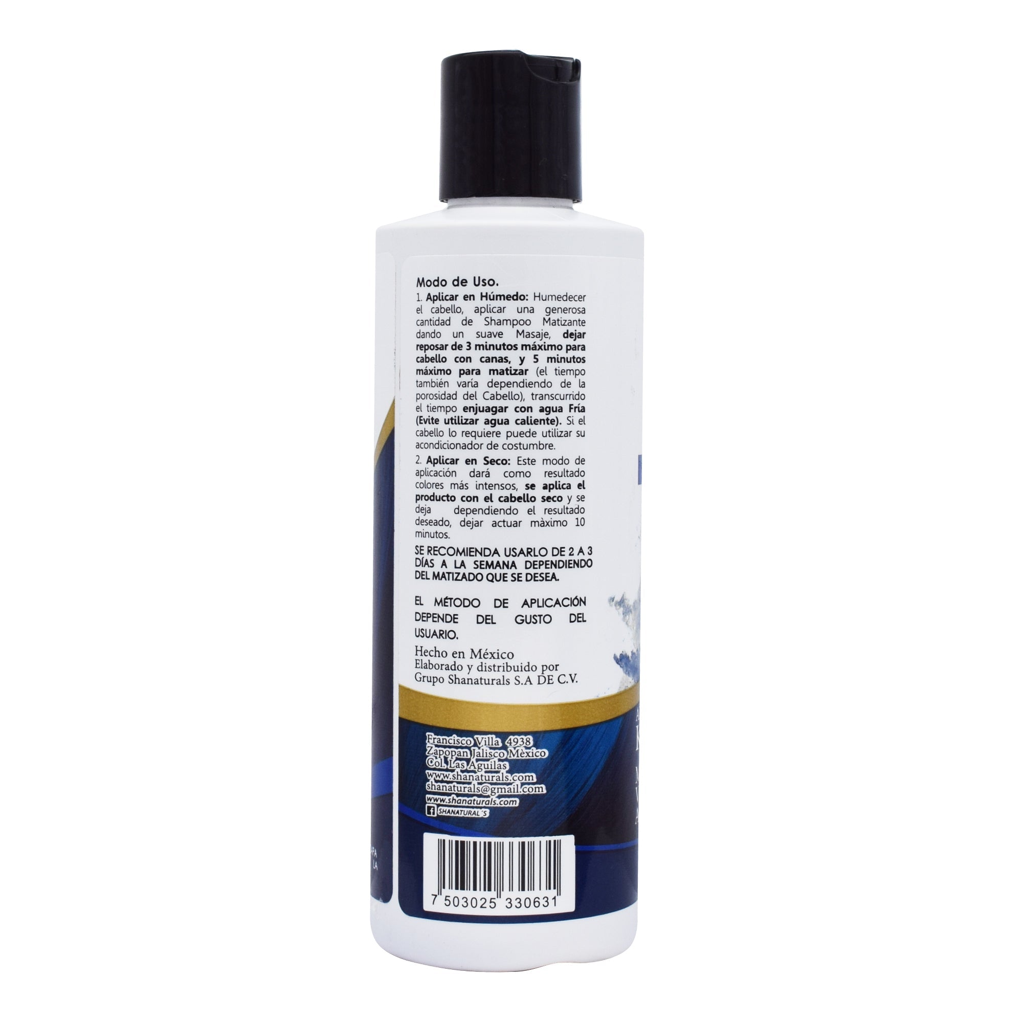 Shampoo Matizante Azul 240 Ml