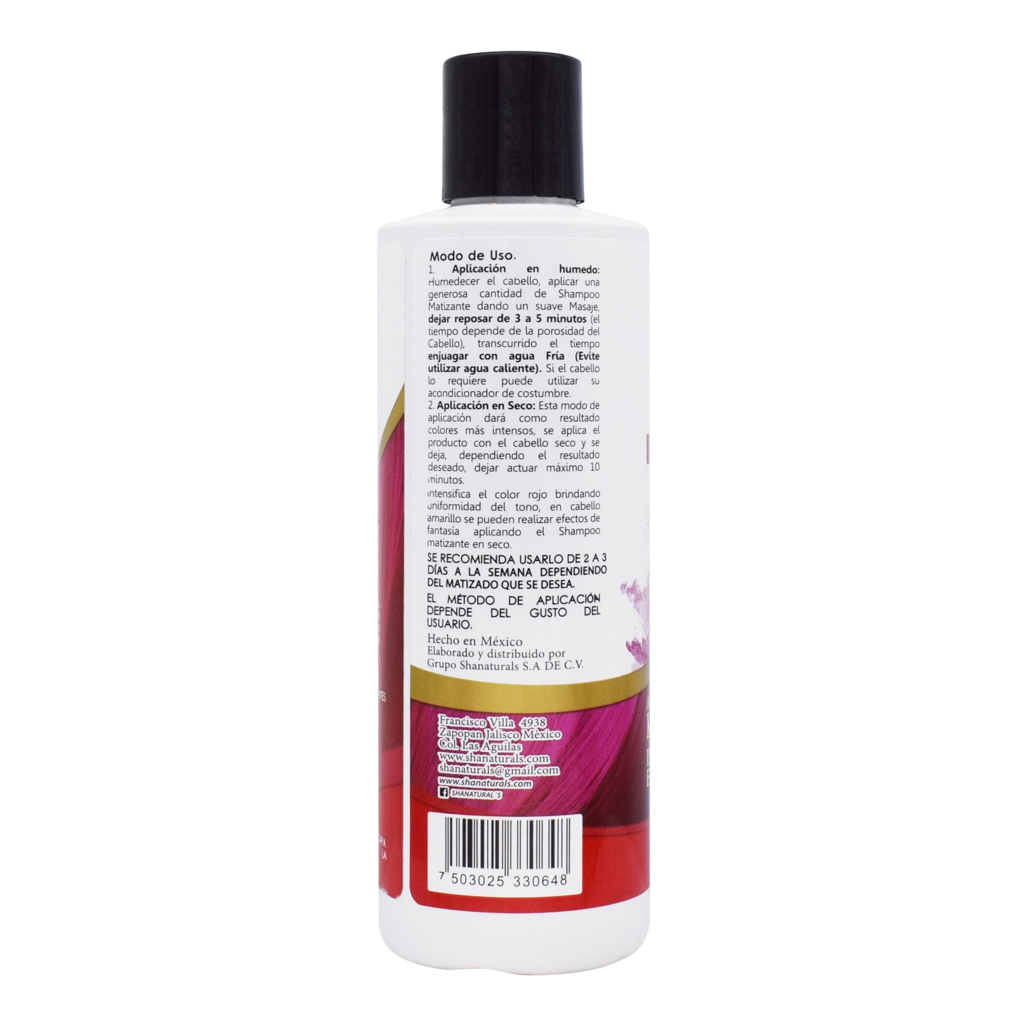 Shampoo Matizante Rojo 240 Ml