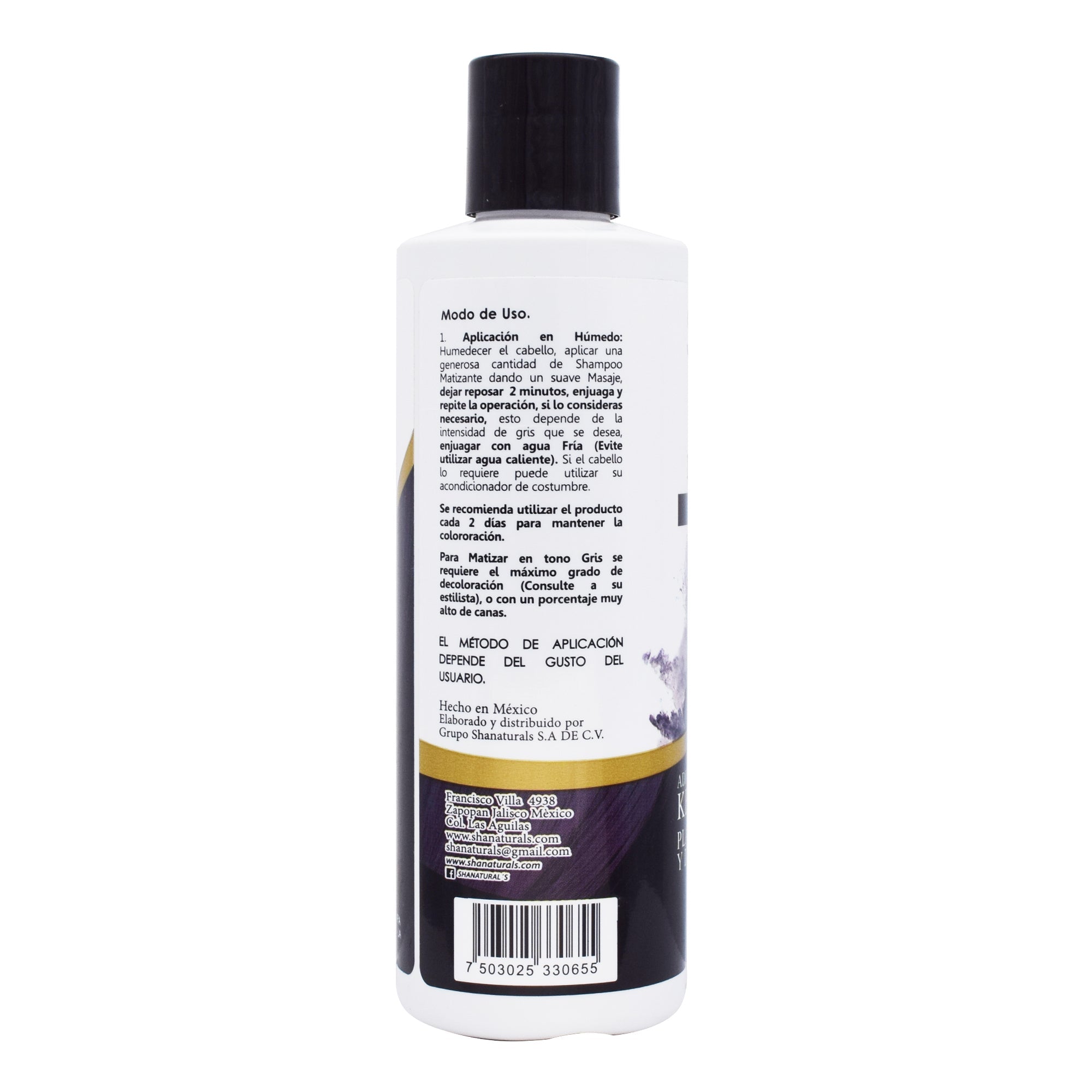 Shampoo Matizante Negro 240 Ml