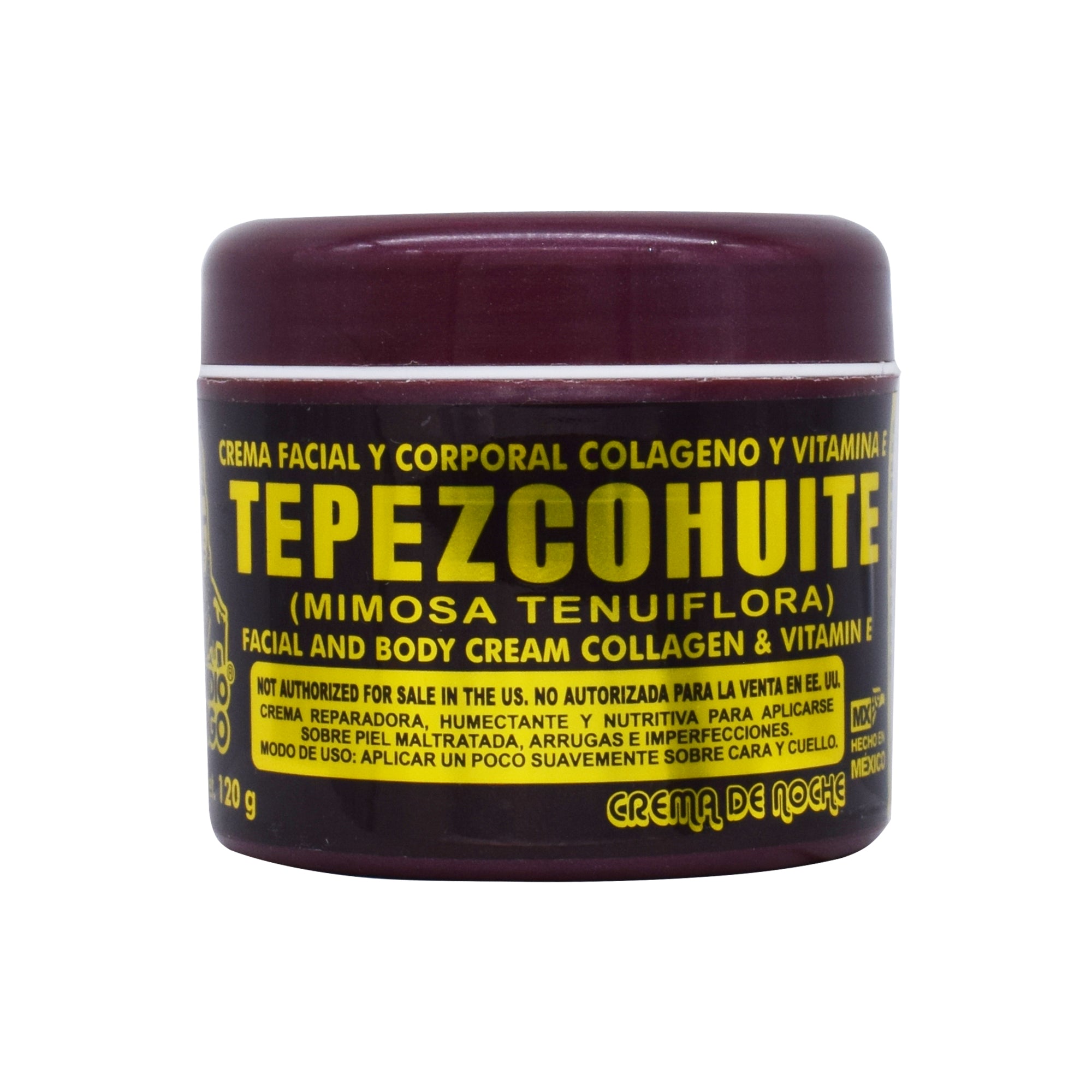 Crema Facial Y Corporal Tepezcohuite 120 G