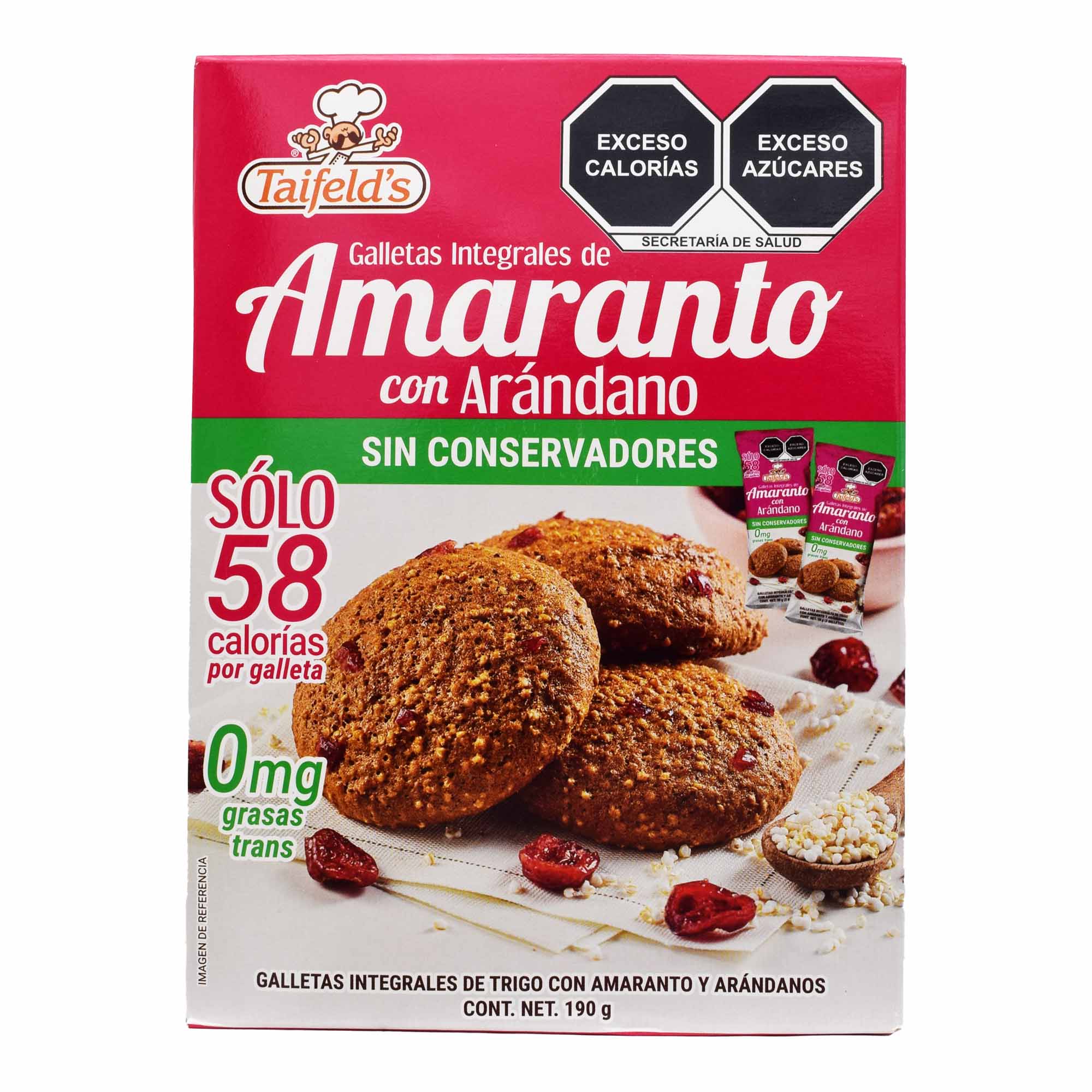 Galleta De Amaranto Arandano 190 G