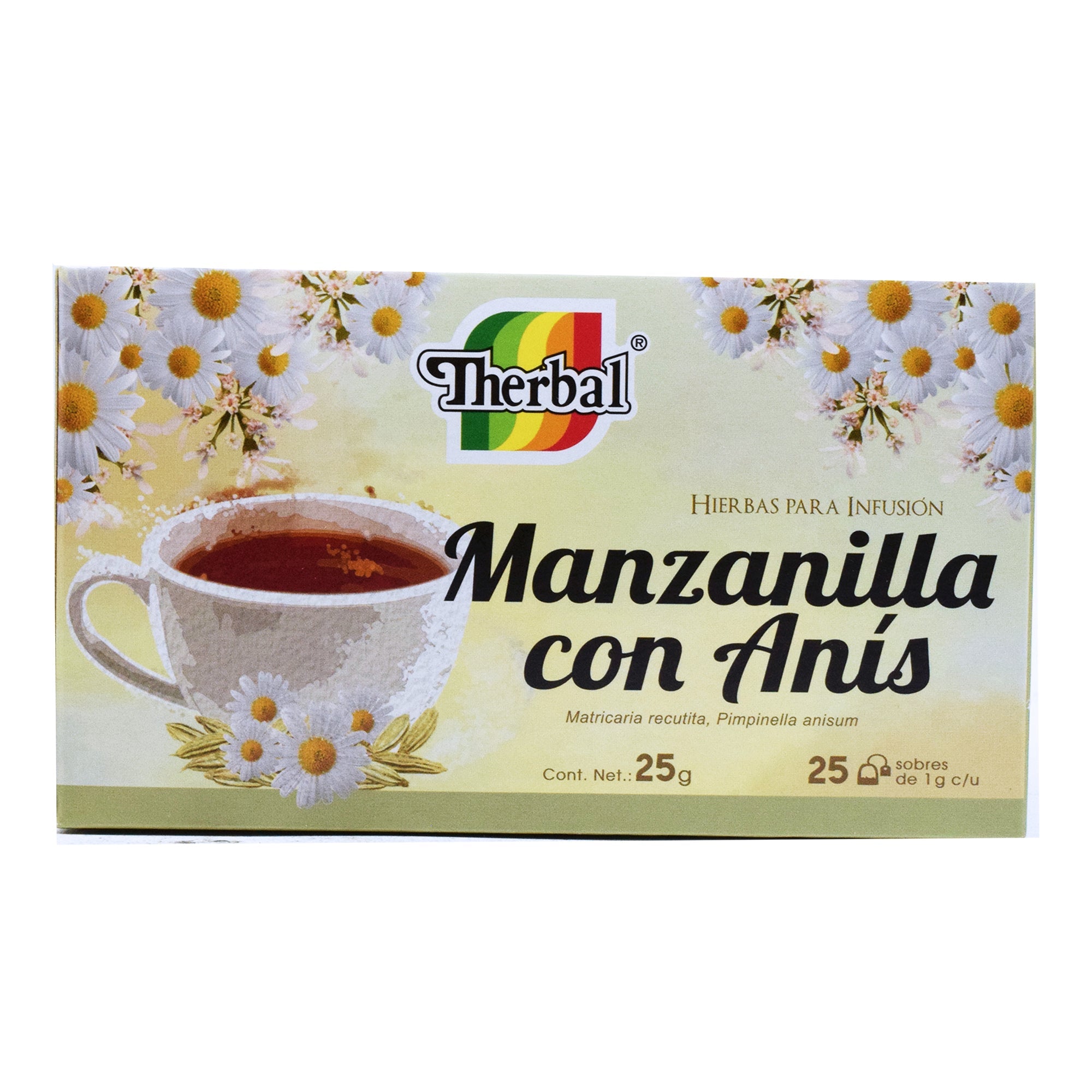 Te De Manzanilla Con Anis 25 Sob